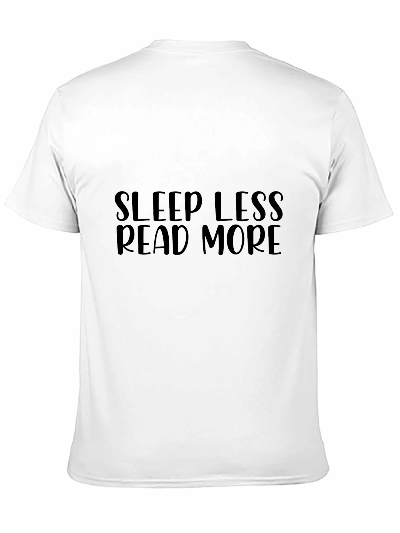 Sleep Less Read More Black T-Shirt