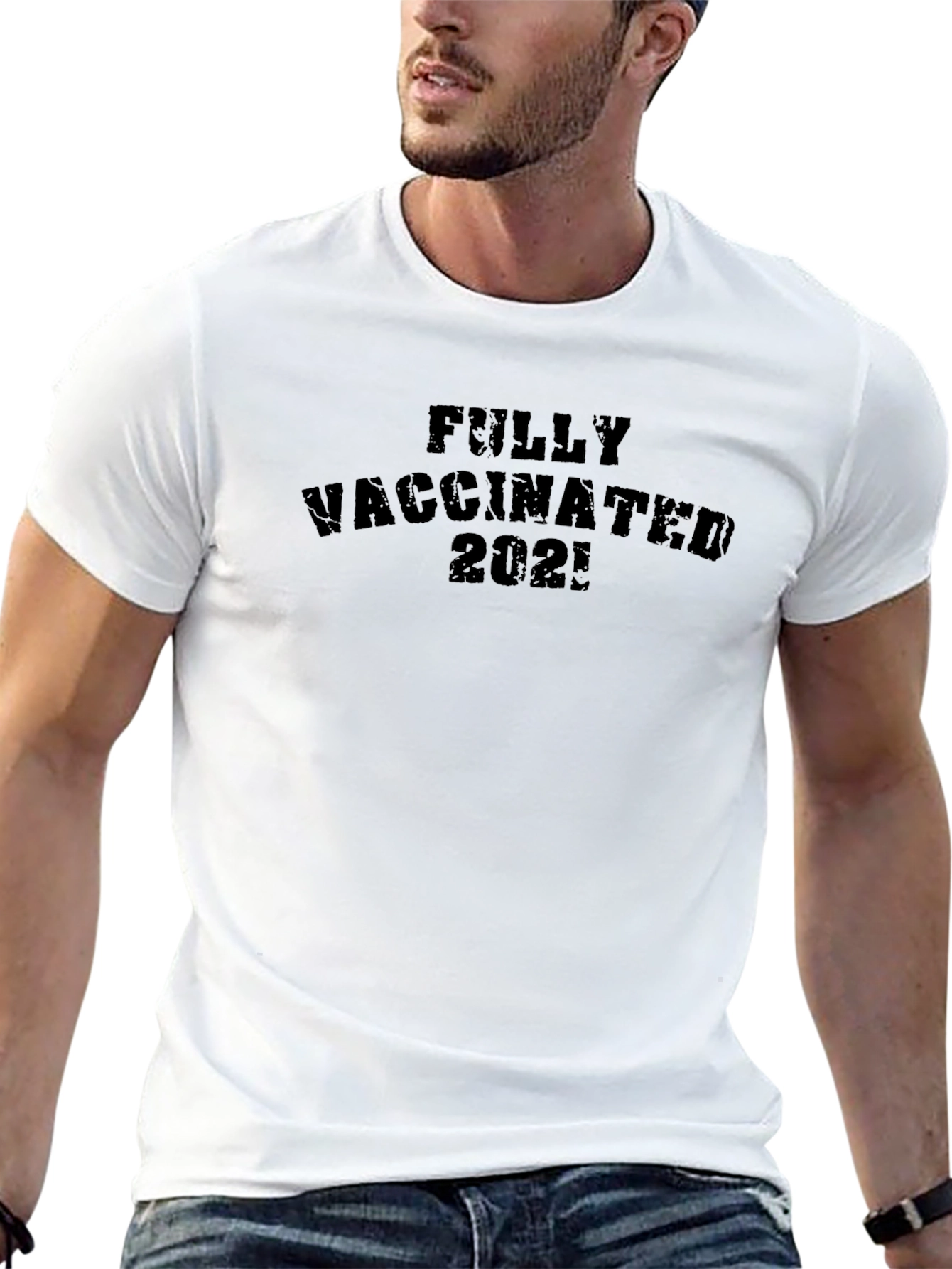 Fully Vaccinated 2021 Black T-Shirt