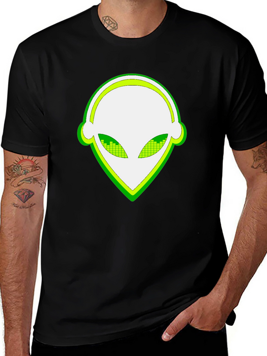 Alien Head T-Shirt - Cool Graphic Tee