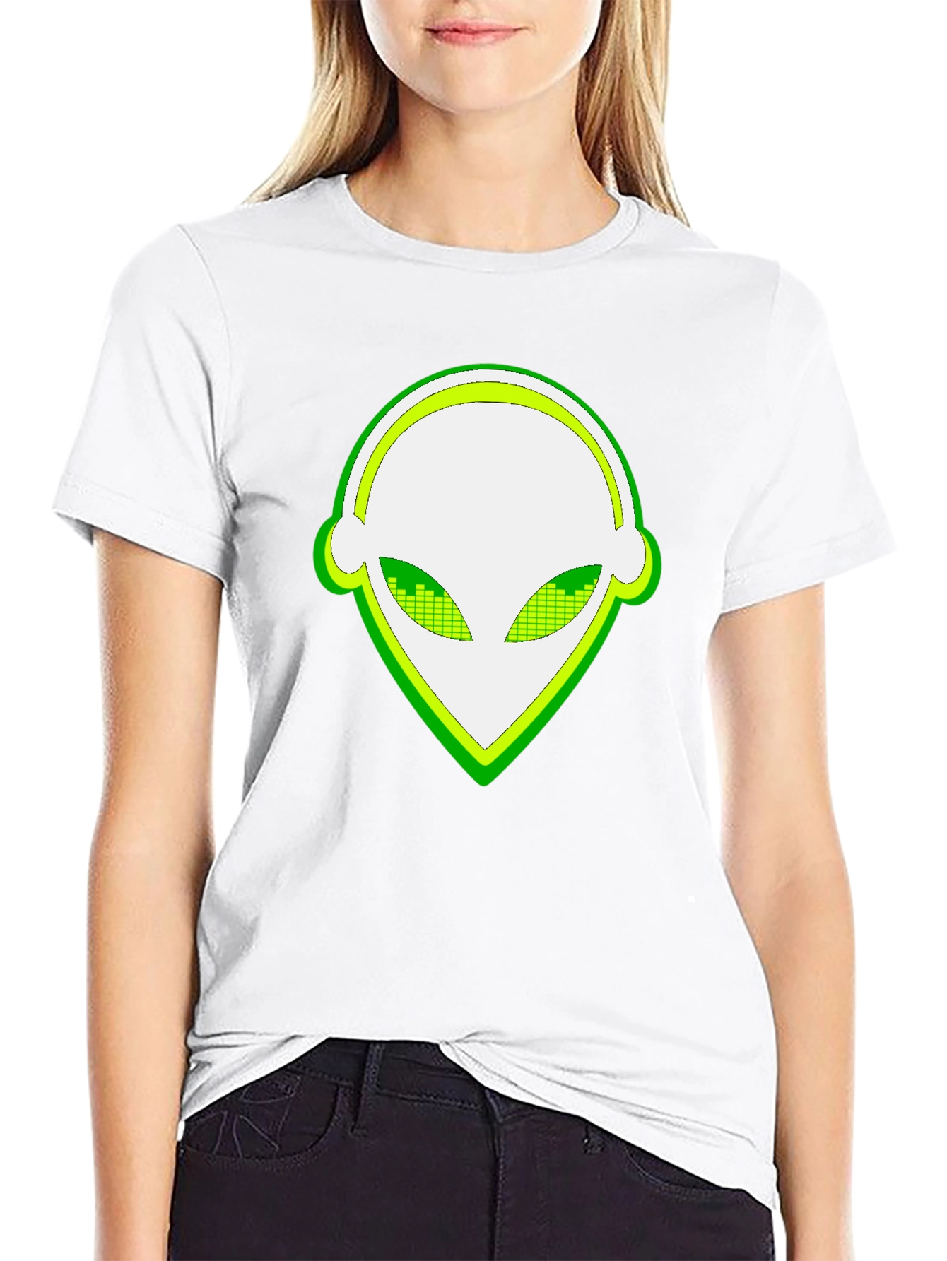 Alien Head T-Shirt - Cool Graphic Tee