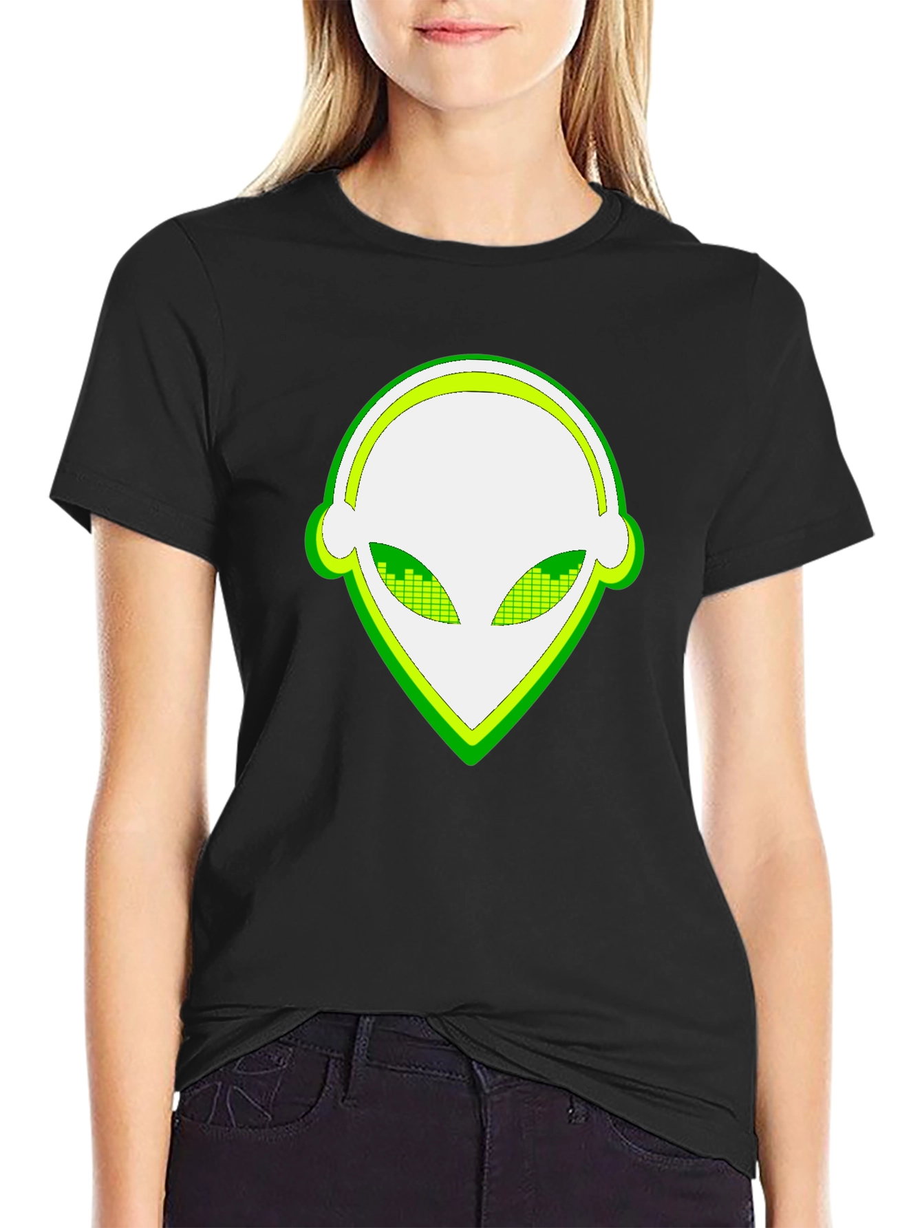 Alien Head T-Shirt - Cool Graphic Tee