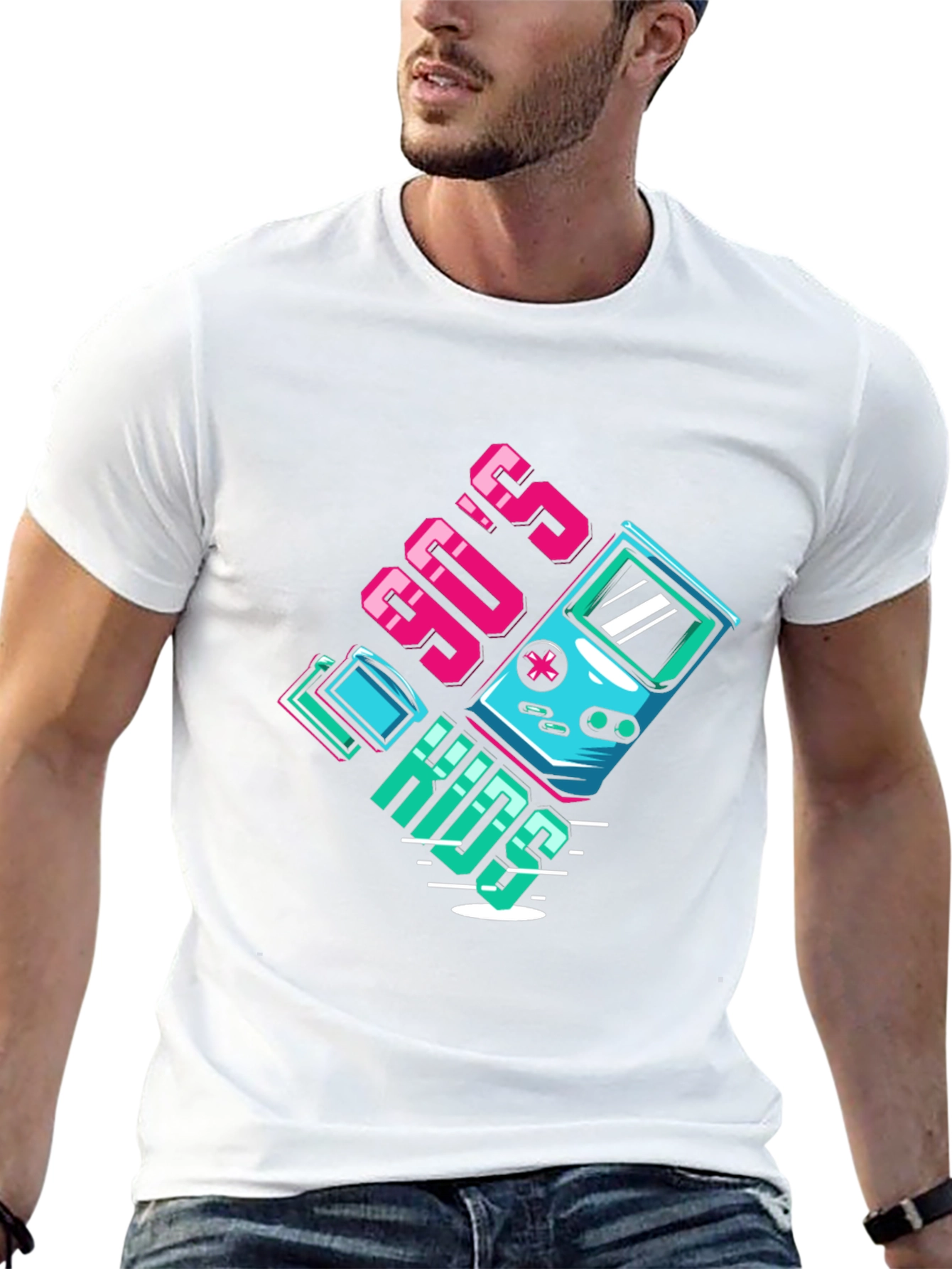 90s Kids T-Shirt - Retro Gaming Style