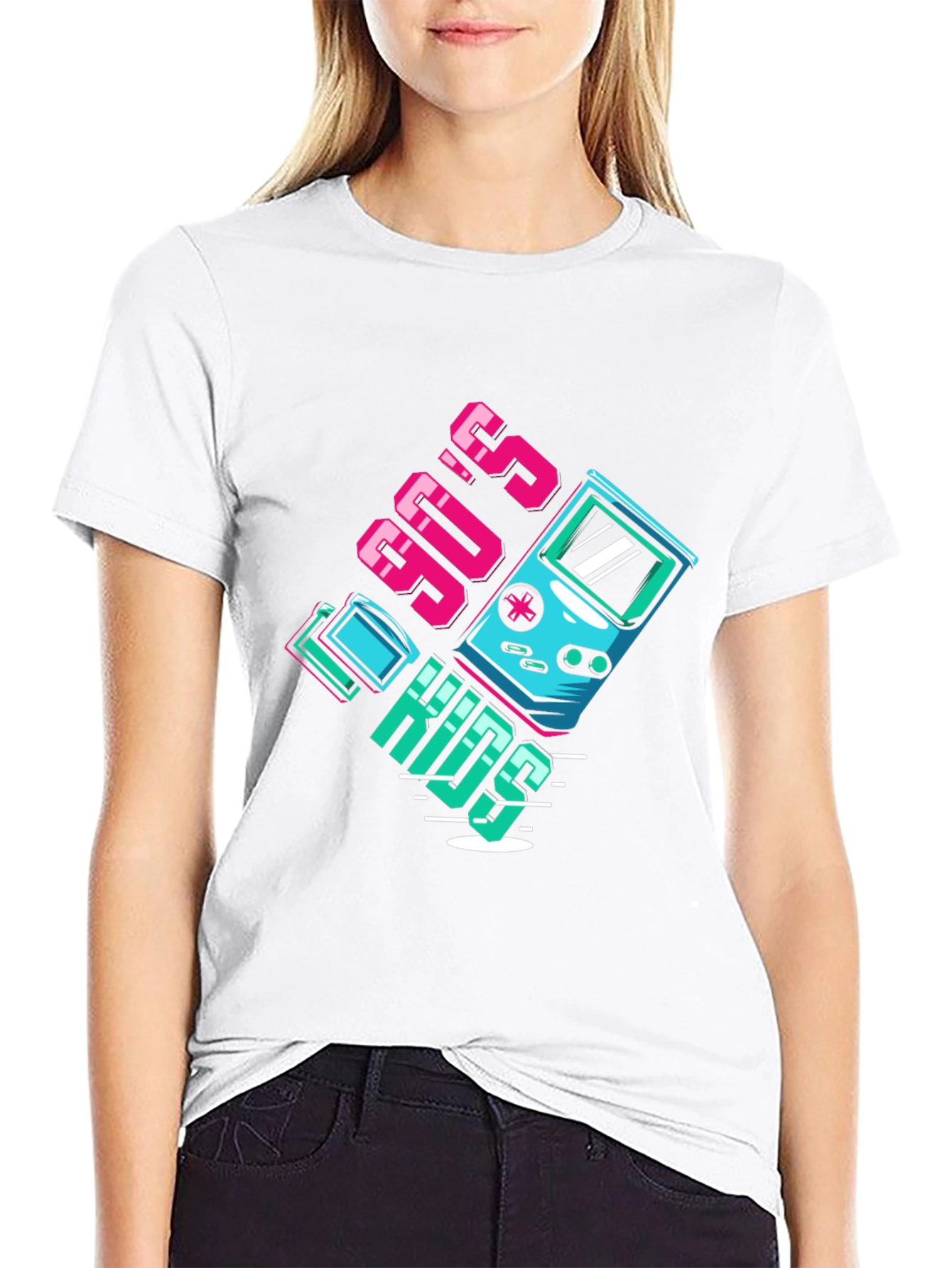 90s Kids T-Shirt - Retro Gaming Style