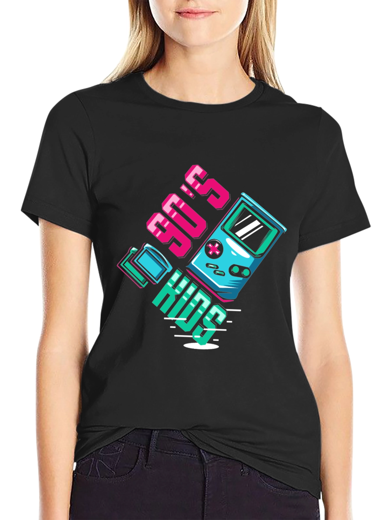90s Kids T-Shirt - Retro Gaming Style