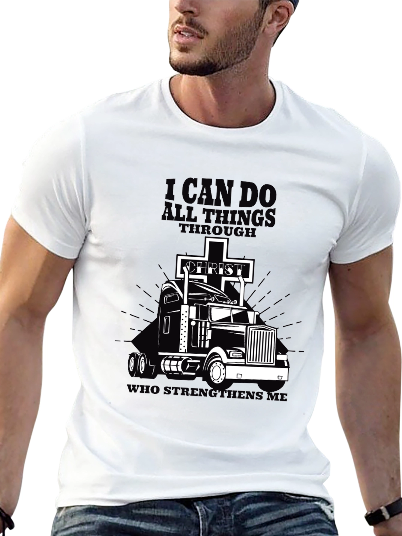 I Can Do All Things Trucker T-Shirt