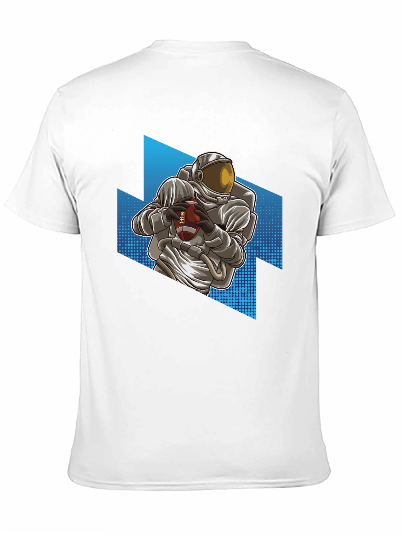 Astronaut Football T-Shirt - Space Game Ready!