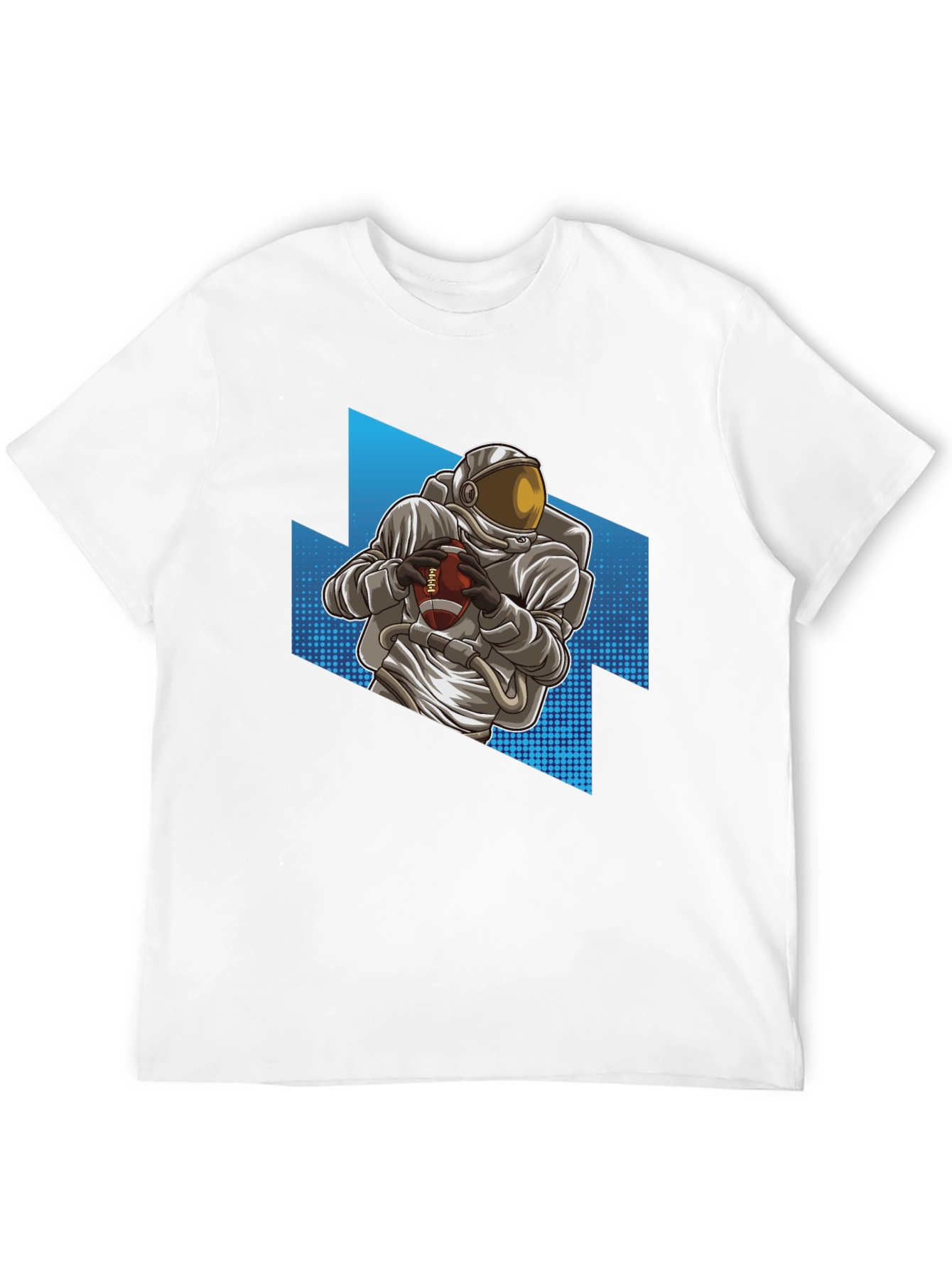Astronaut Football T-Shirt - Space Game Ready!