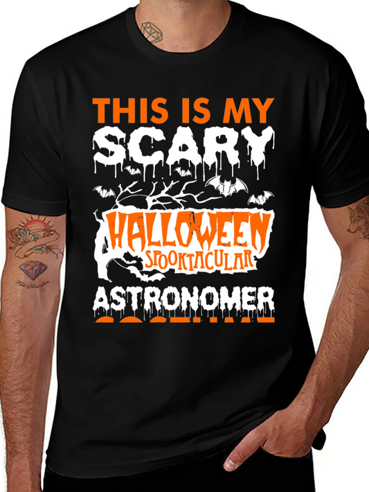 Scary Halloween Astronomer T-Shirt