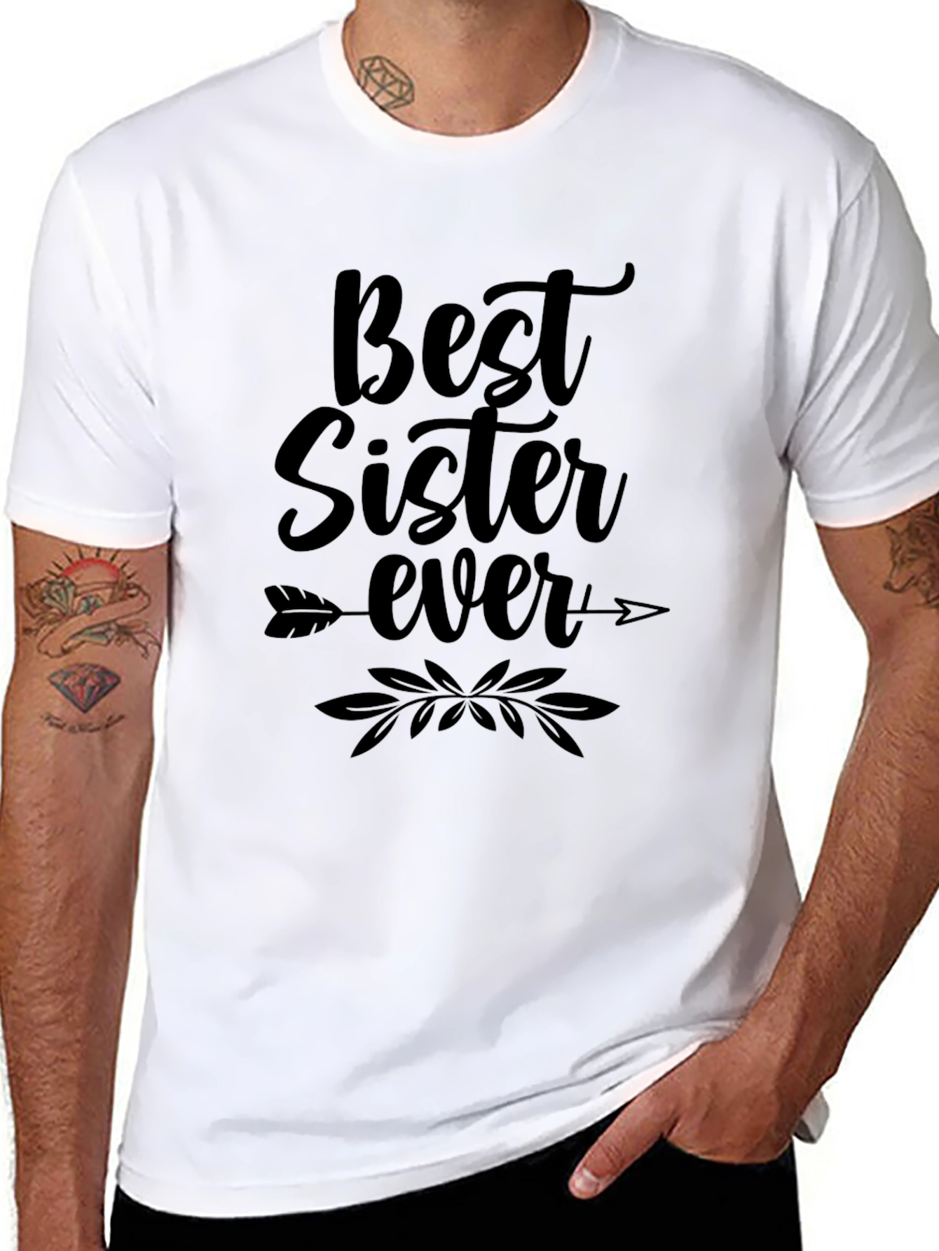 Best Sister Ever T-Shirt - Soft Cotton Tee