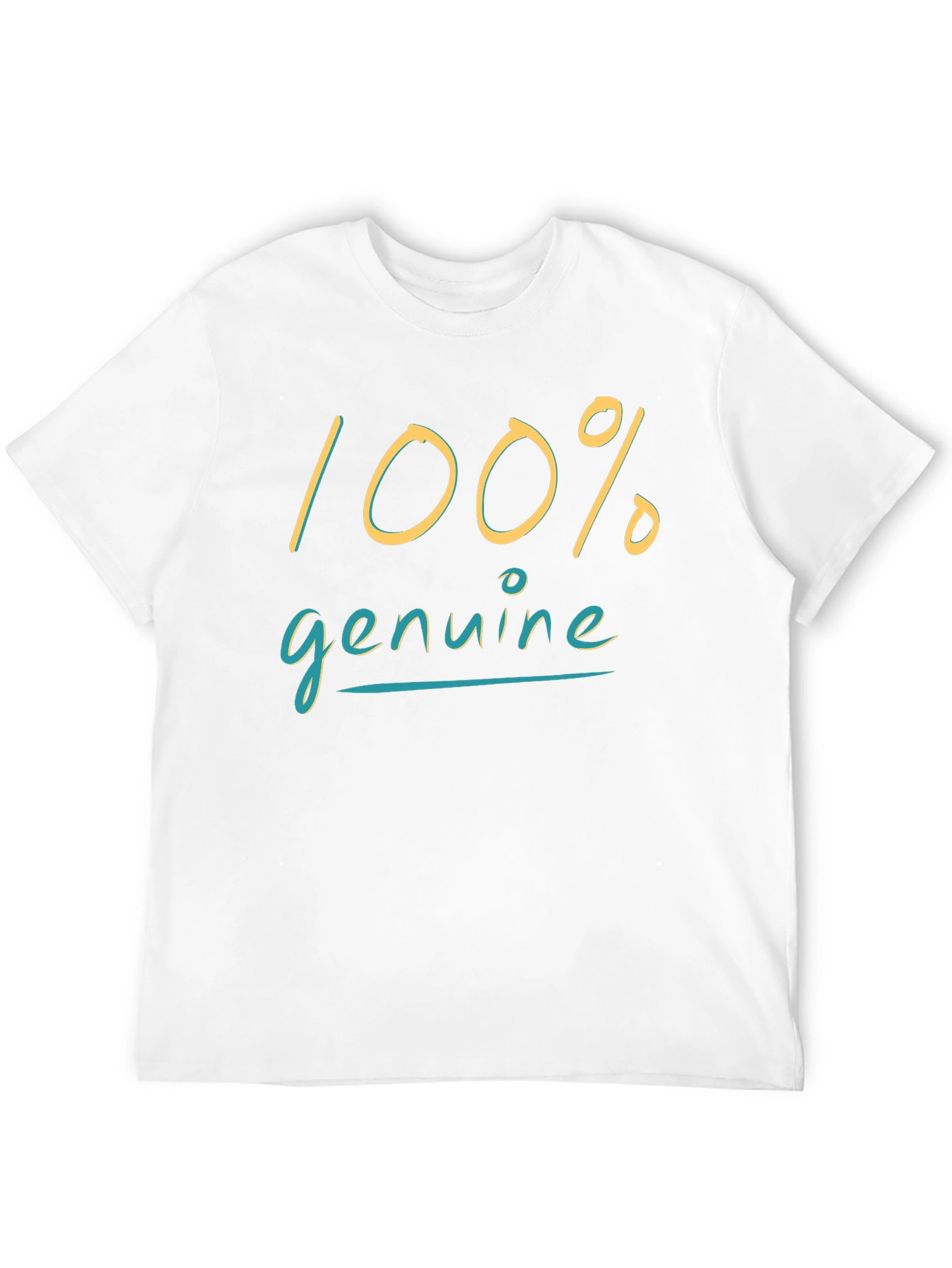 100% Genuine Black Graphic Tee