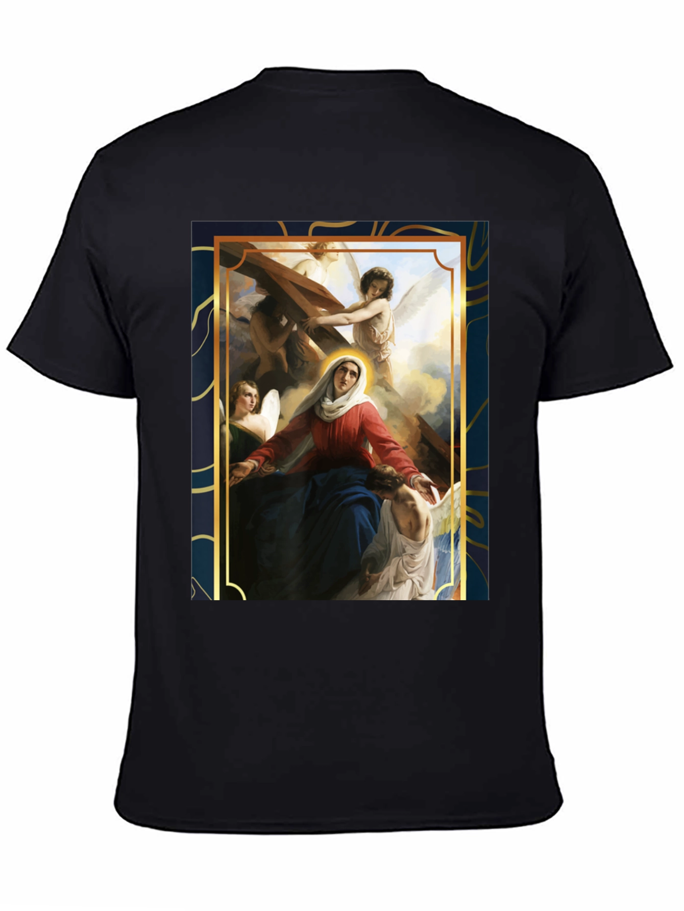 Virgin Mary Angels Graphic T-Shirt