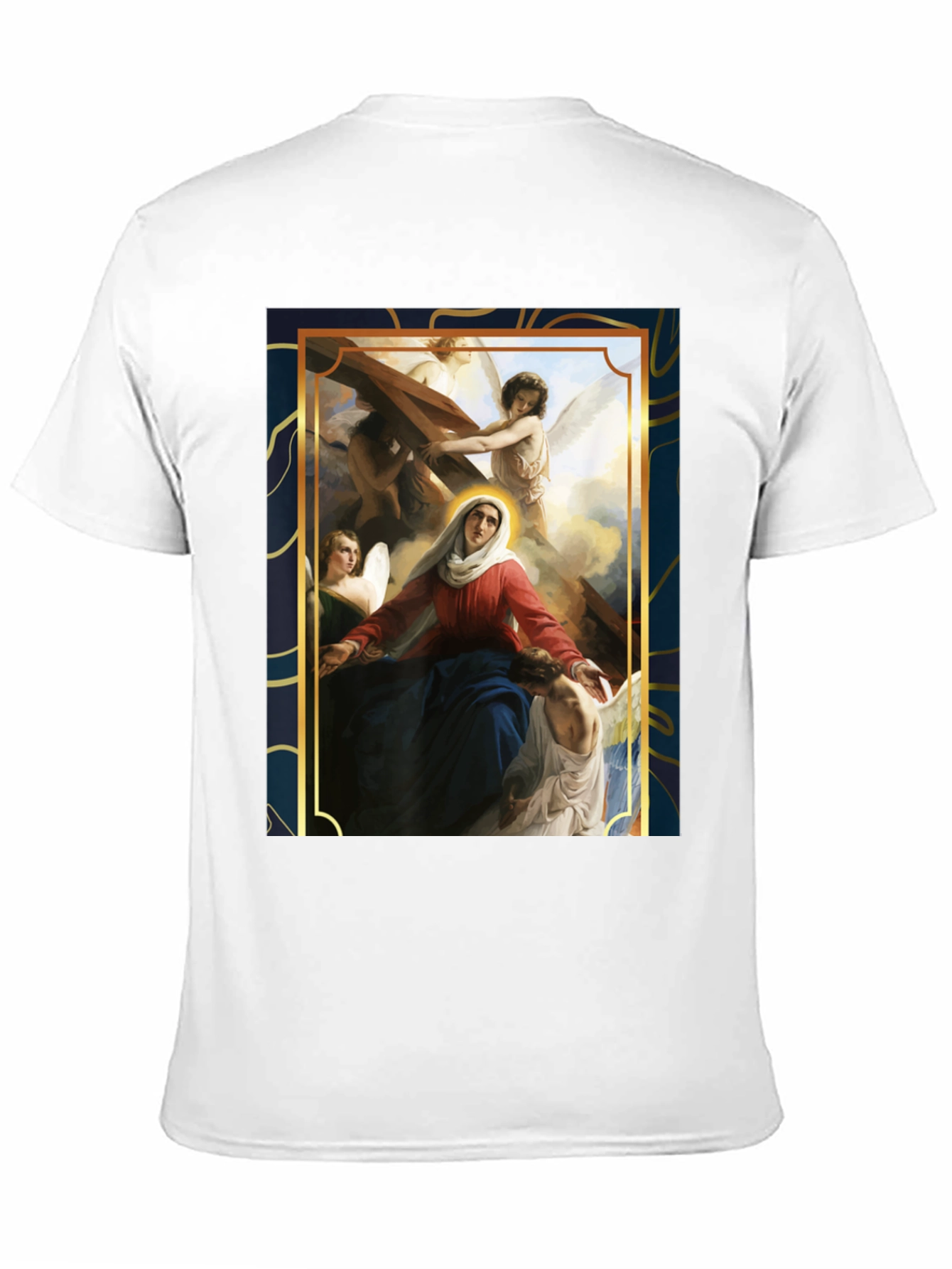 Virgin Mary Angels Graphic T-Shirt