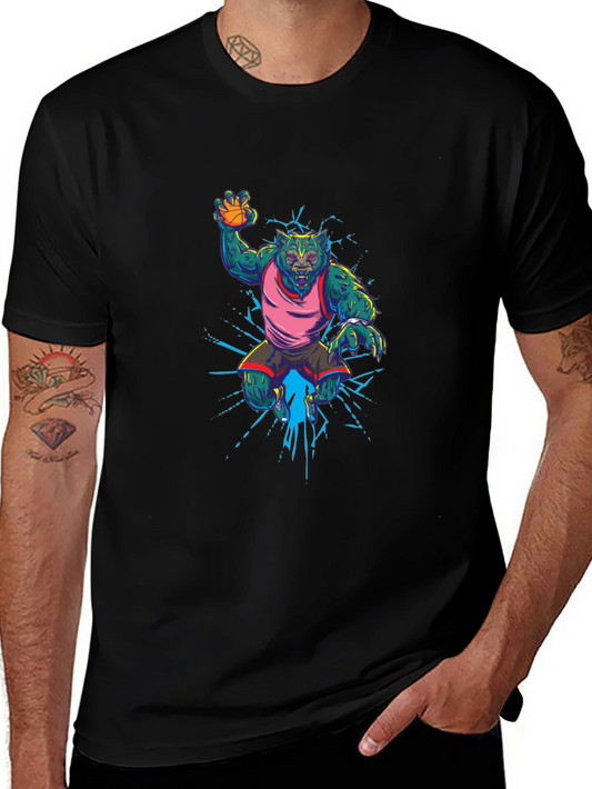 Basketball Werewolf Graphic Tee