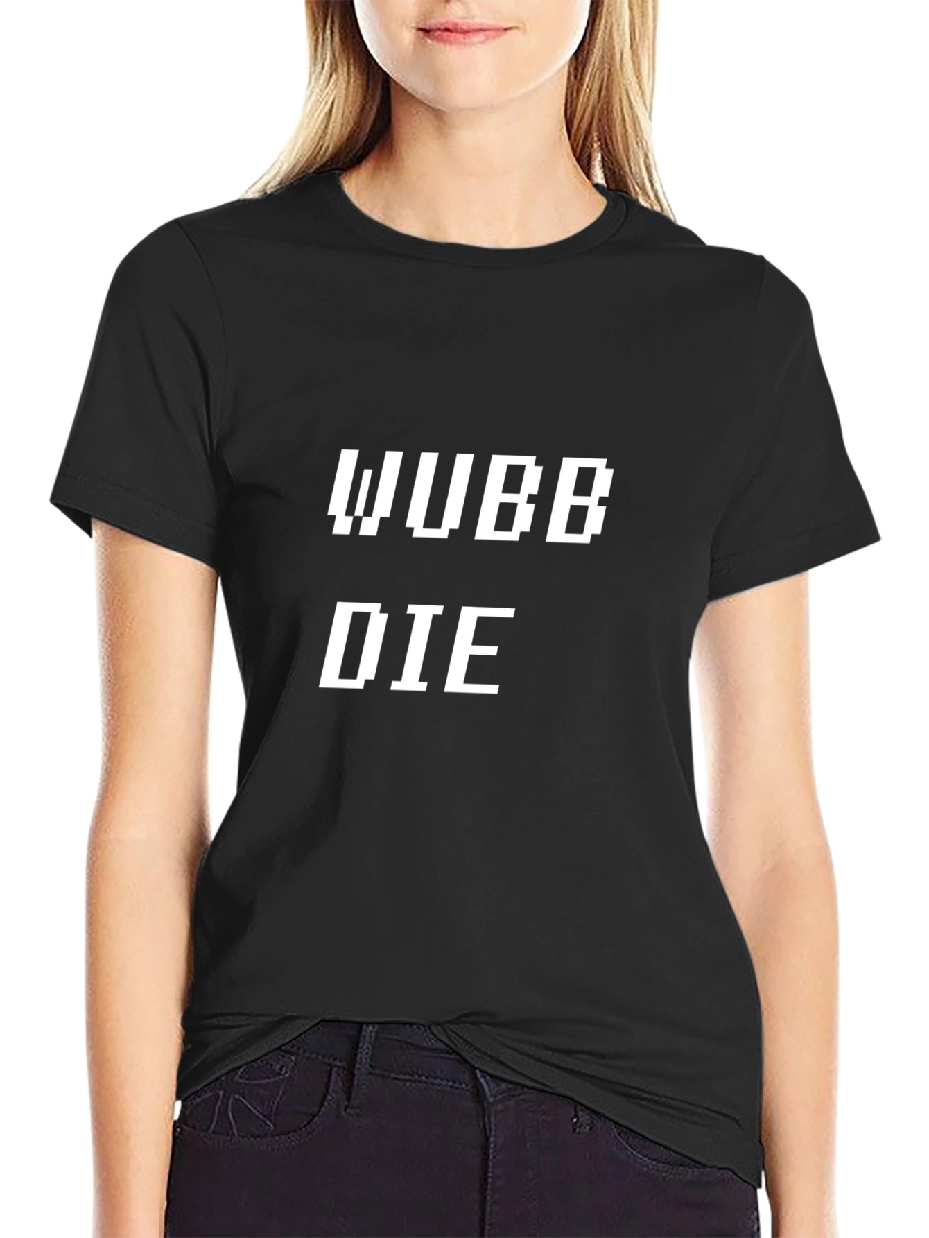 Wubby Die Black Tee
