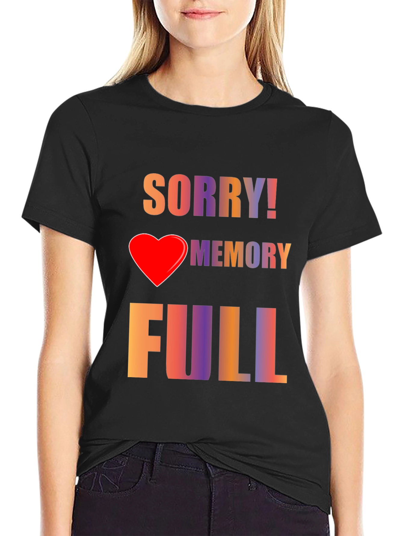 Sorry! Memory Full Graphic Tee