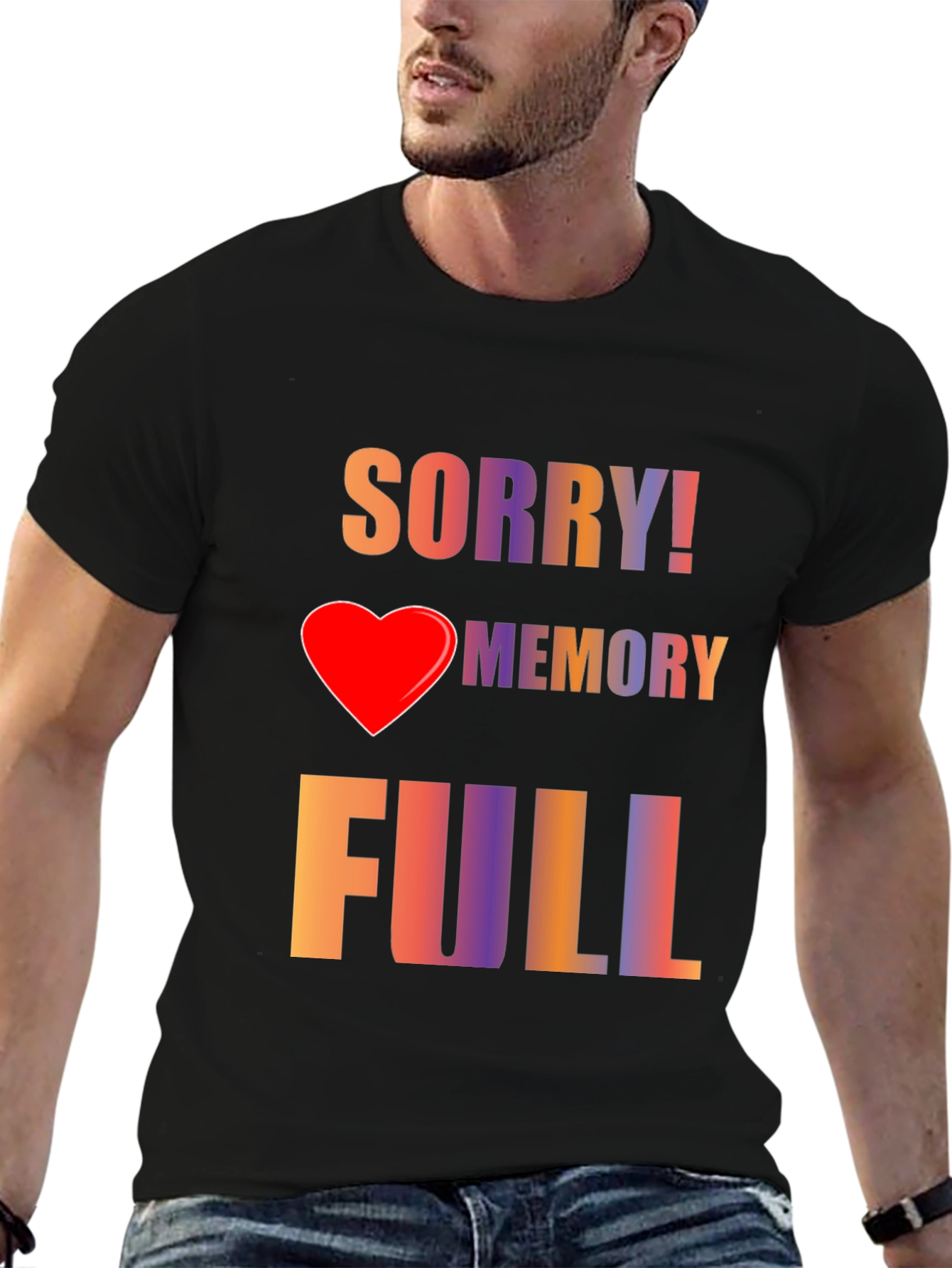 Sorry! Memory Full Graphic Tee