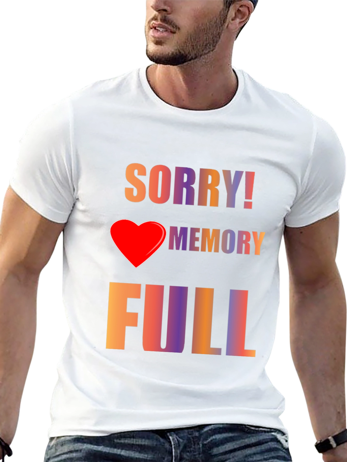 Sorry! Memory Full Graphic Tee