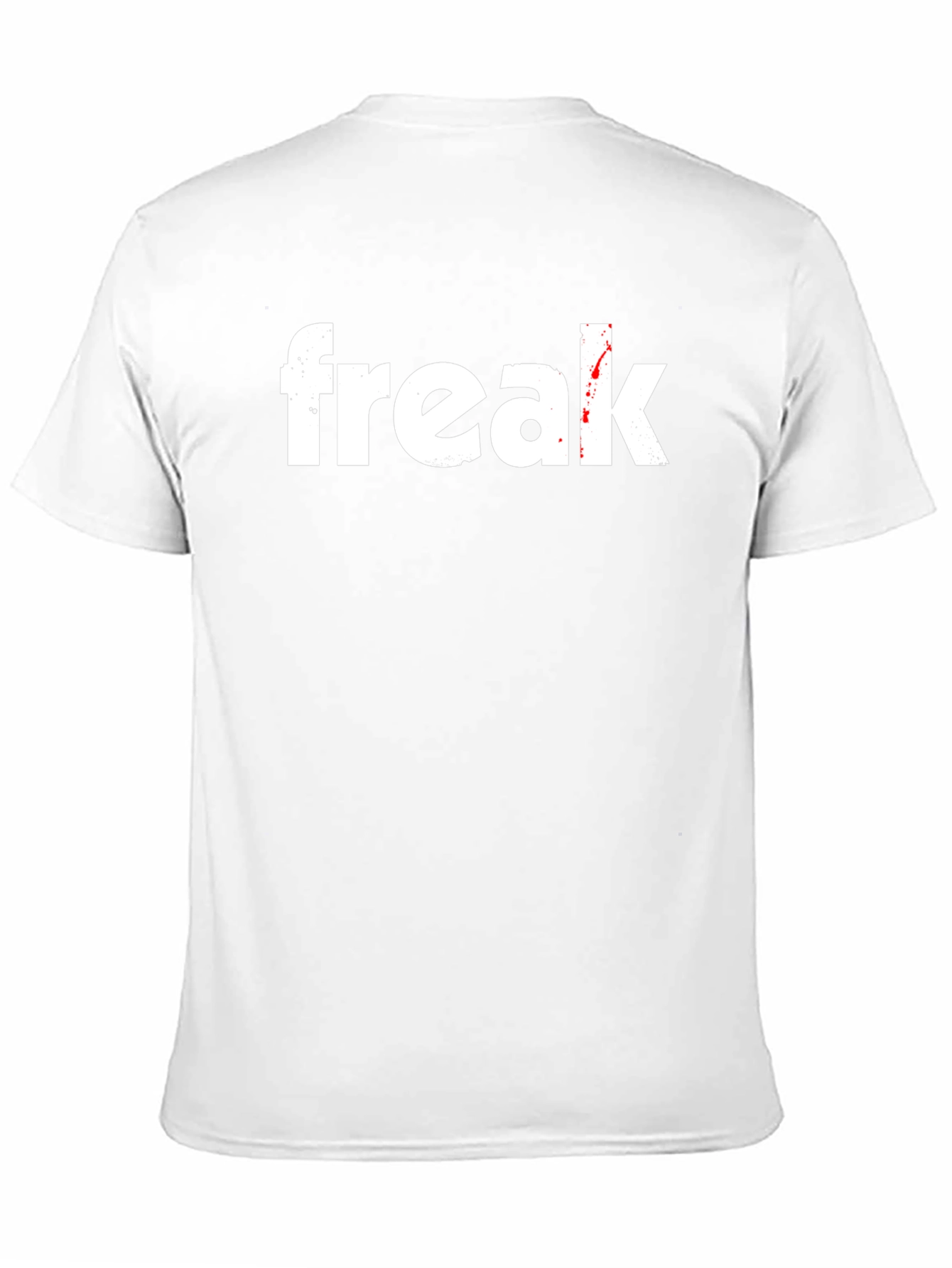 Freak Graphic Tee - Black Cotton Casual T-Shirt
