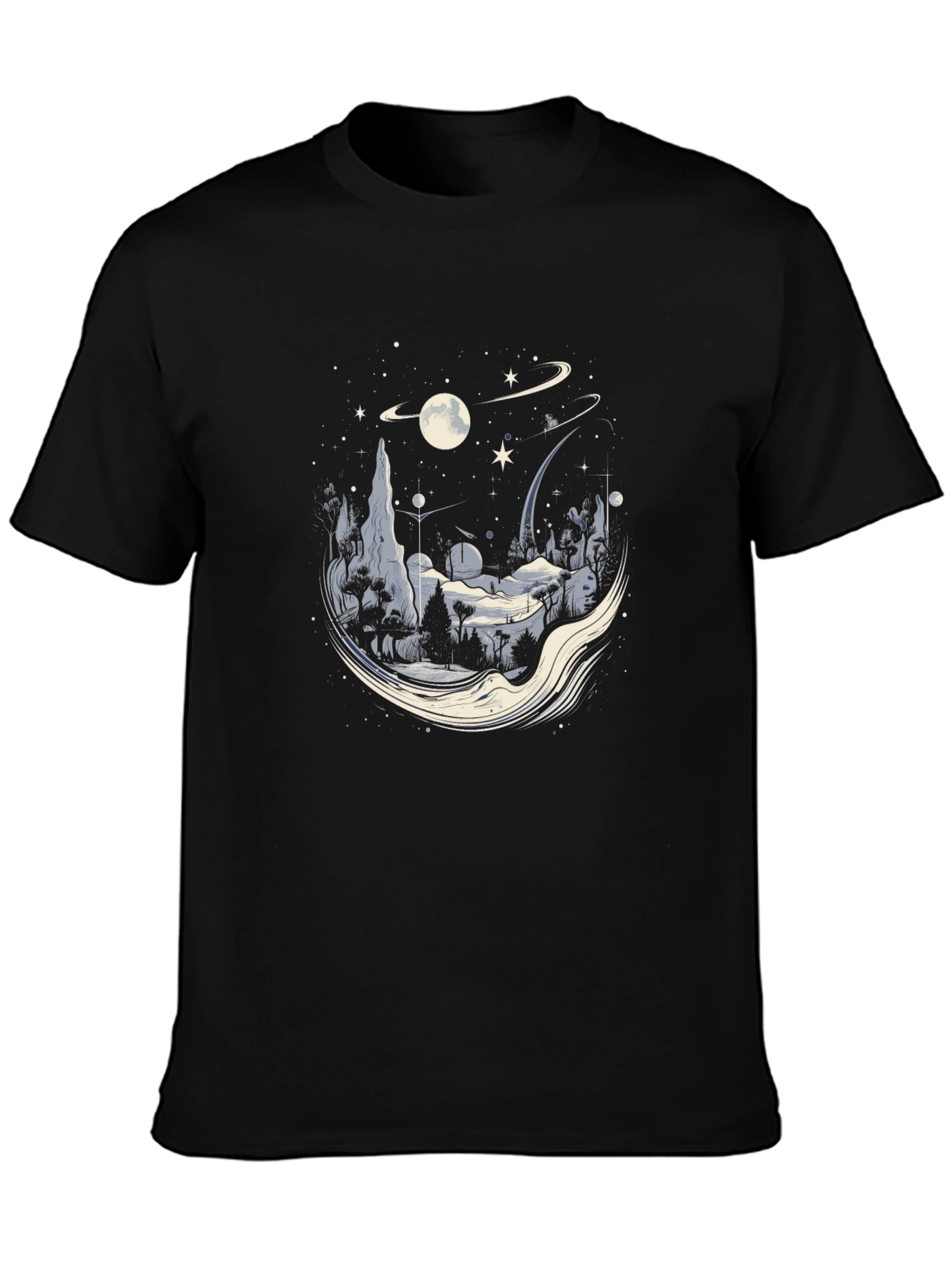 Cosmic Landscape Graphic Tee