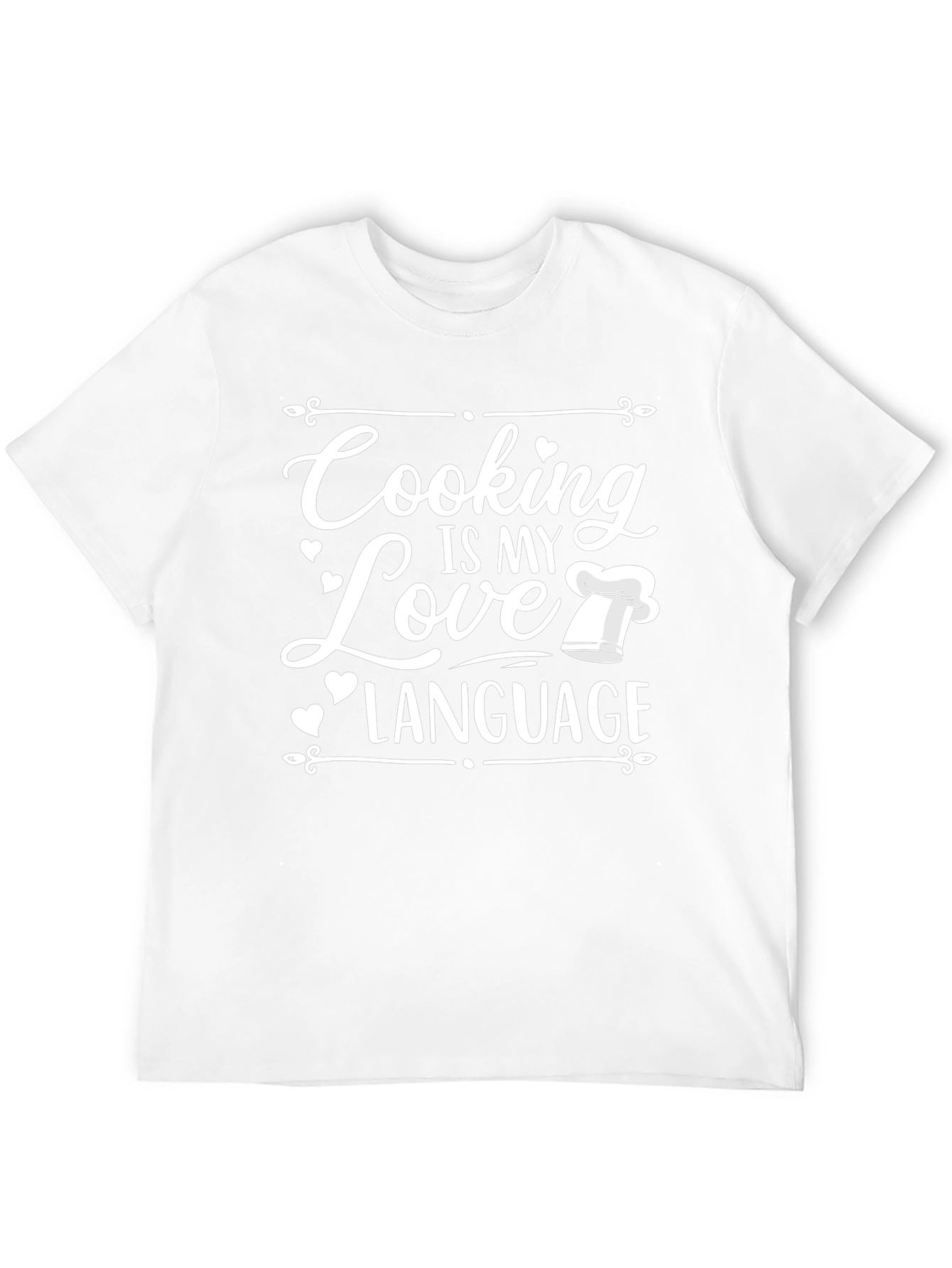 Cooking is My Love Language Graphic Tee - Black