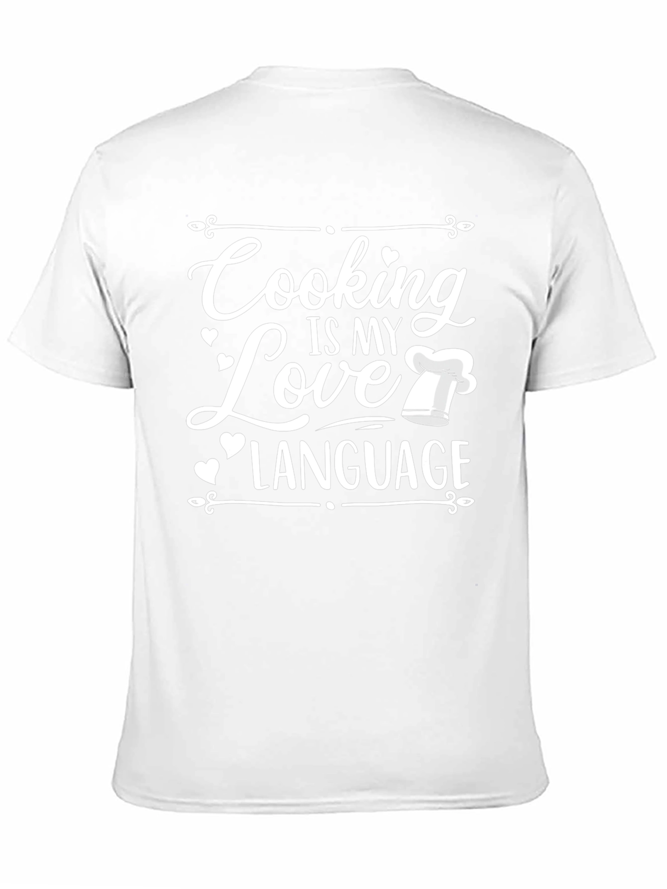 Cooking is My Love Language Graphic Tee - Black