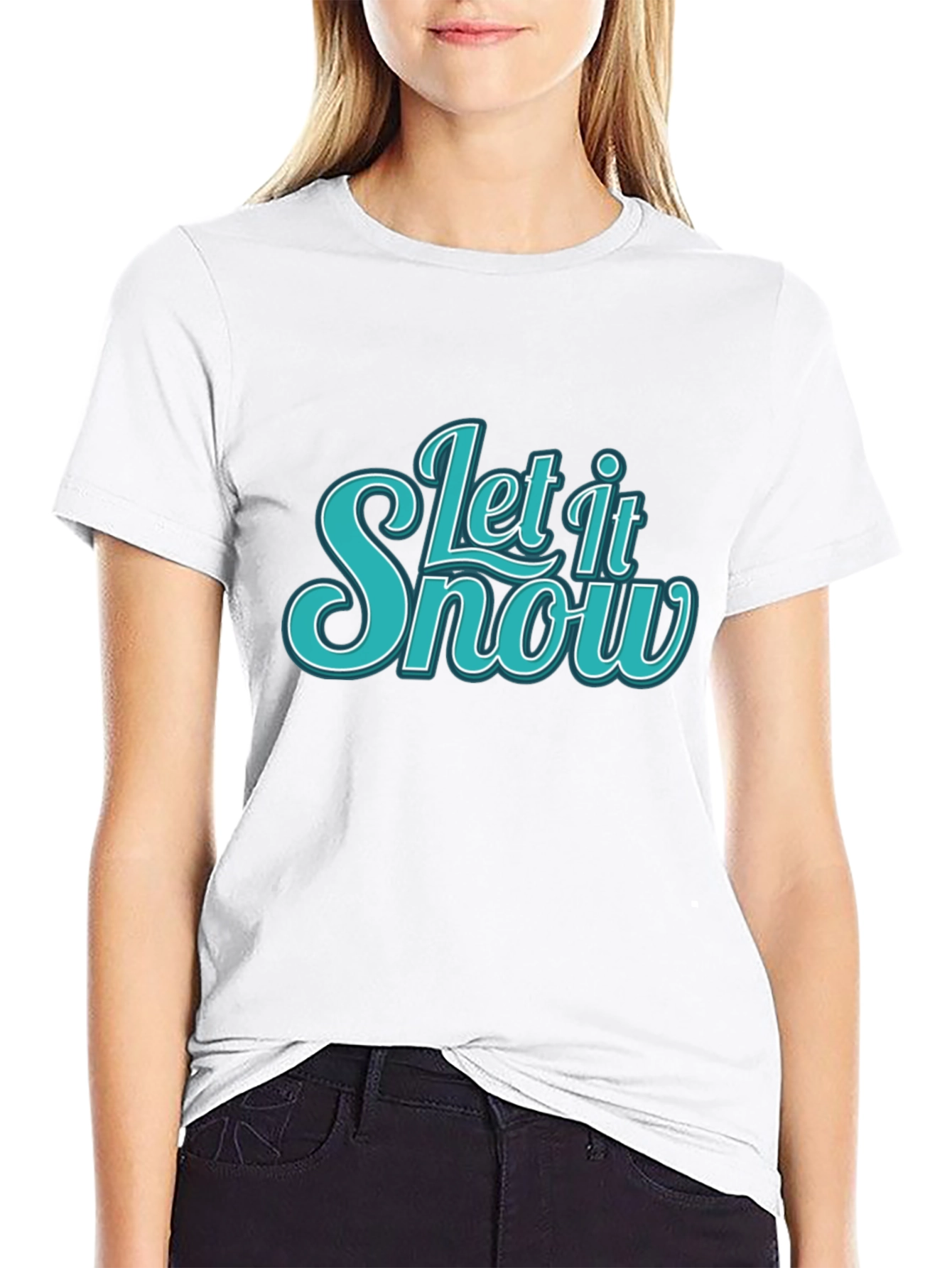 Let It Snow Graphic Tee - Winter Holiday T-Shirt