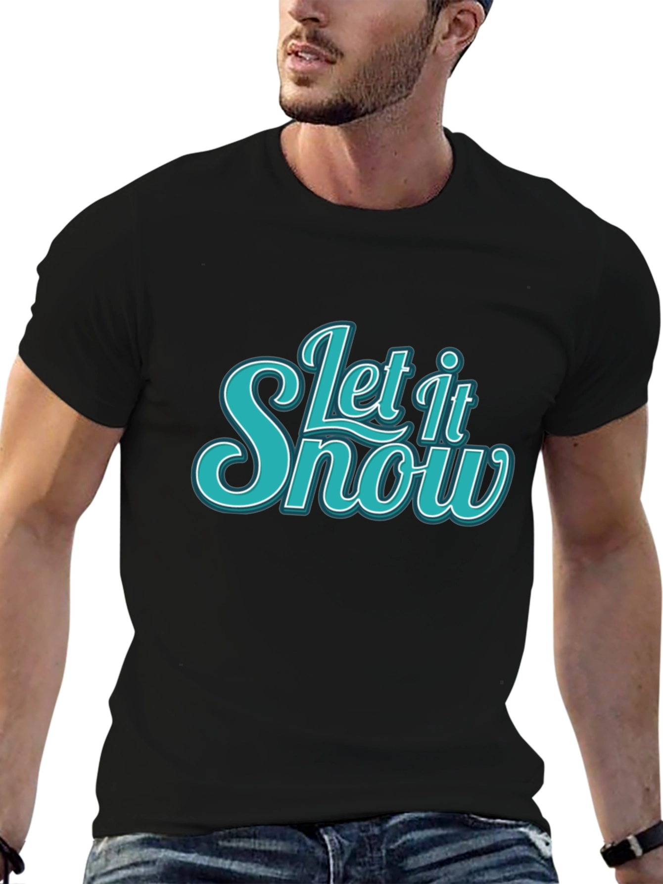 Let It Snow Graphic Tee - Winter Holiday T-Shirt