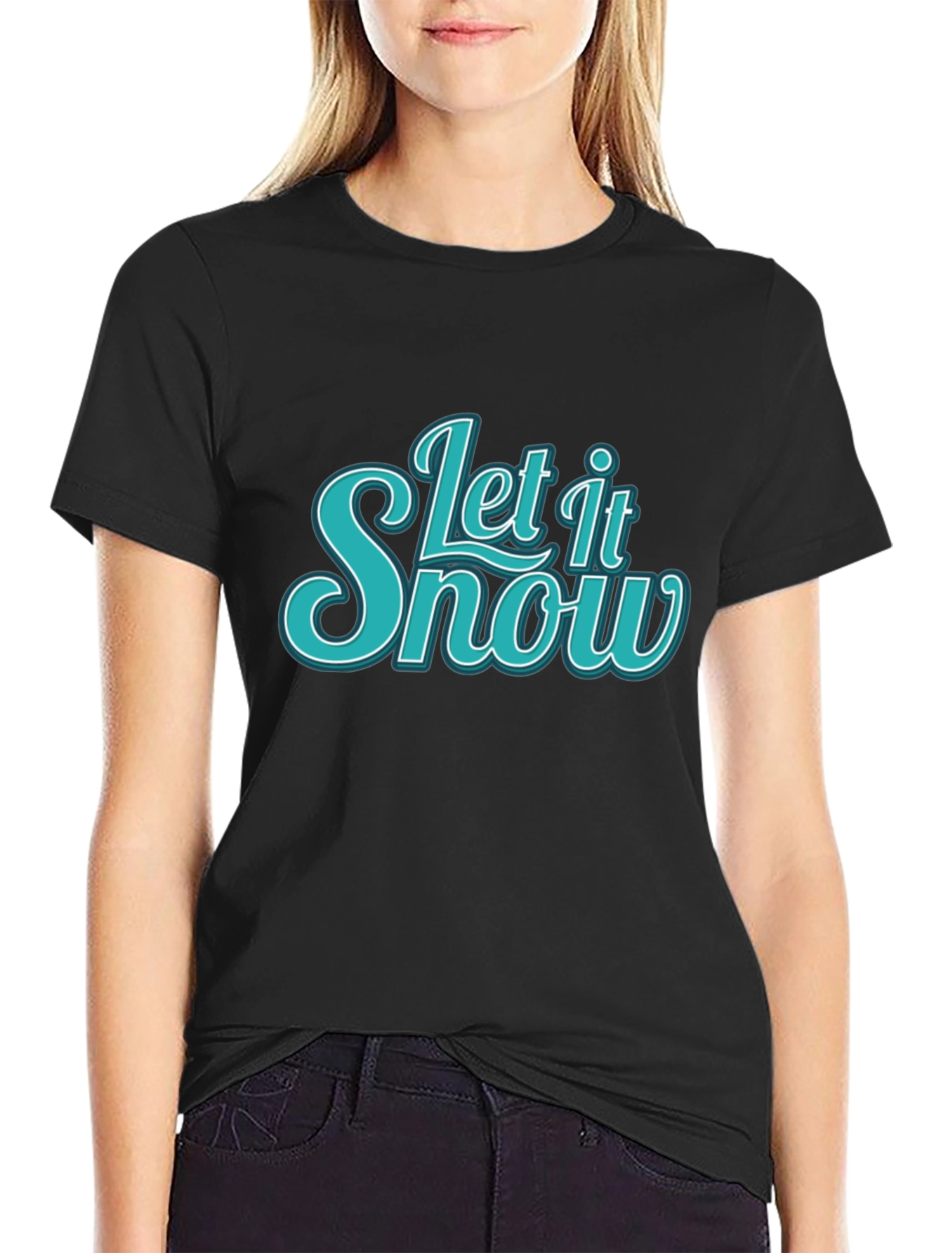 Let It Snow Graphic Tee - Winter Holiday T-Shirt