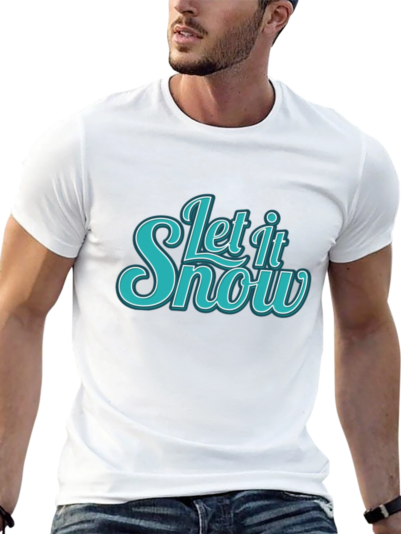 Let It Snow Graphic Tee - Winter Holiday T-Shirt