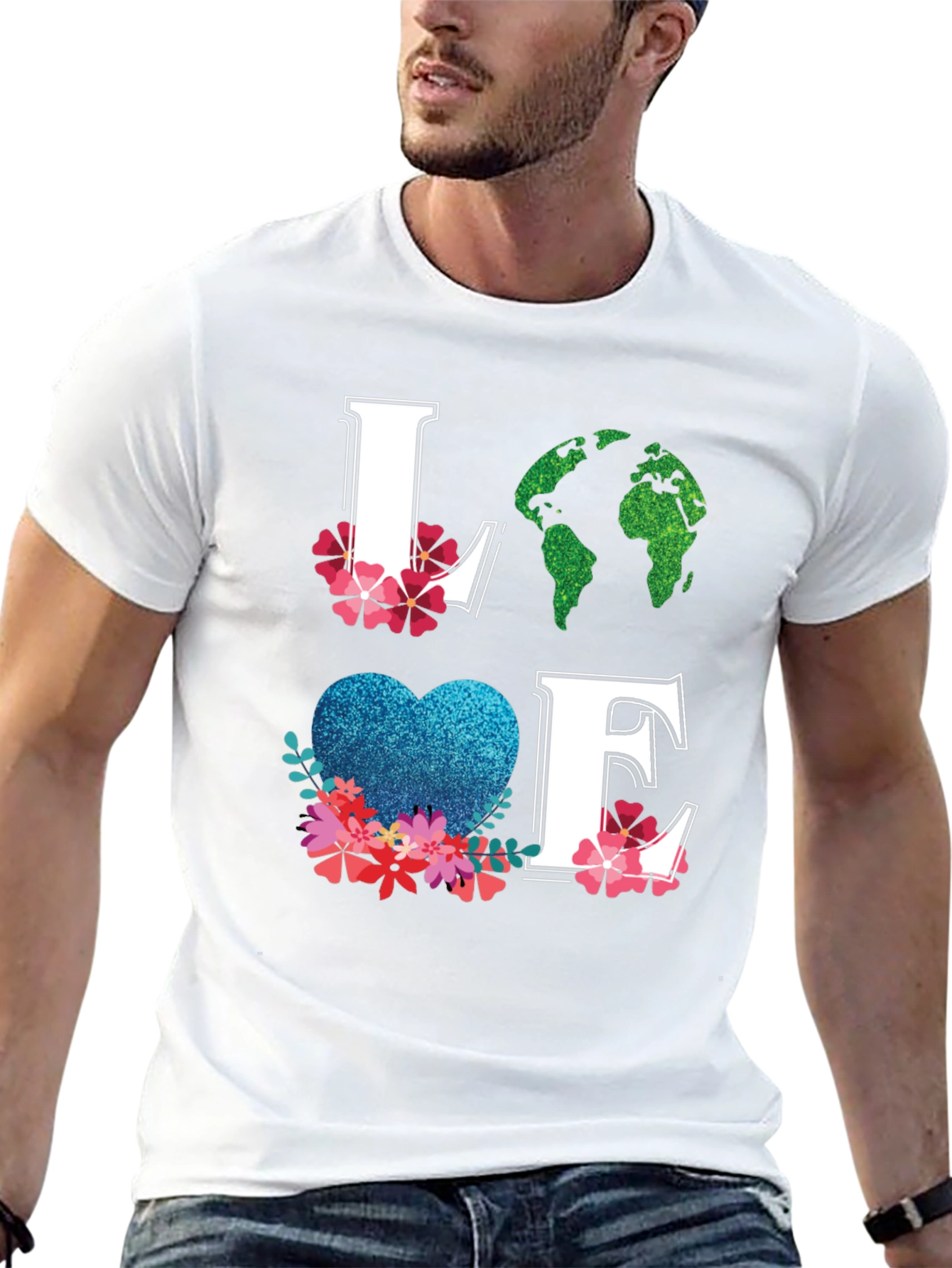 Love Earth Graphic Tee - Eco-Friendly