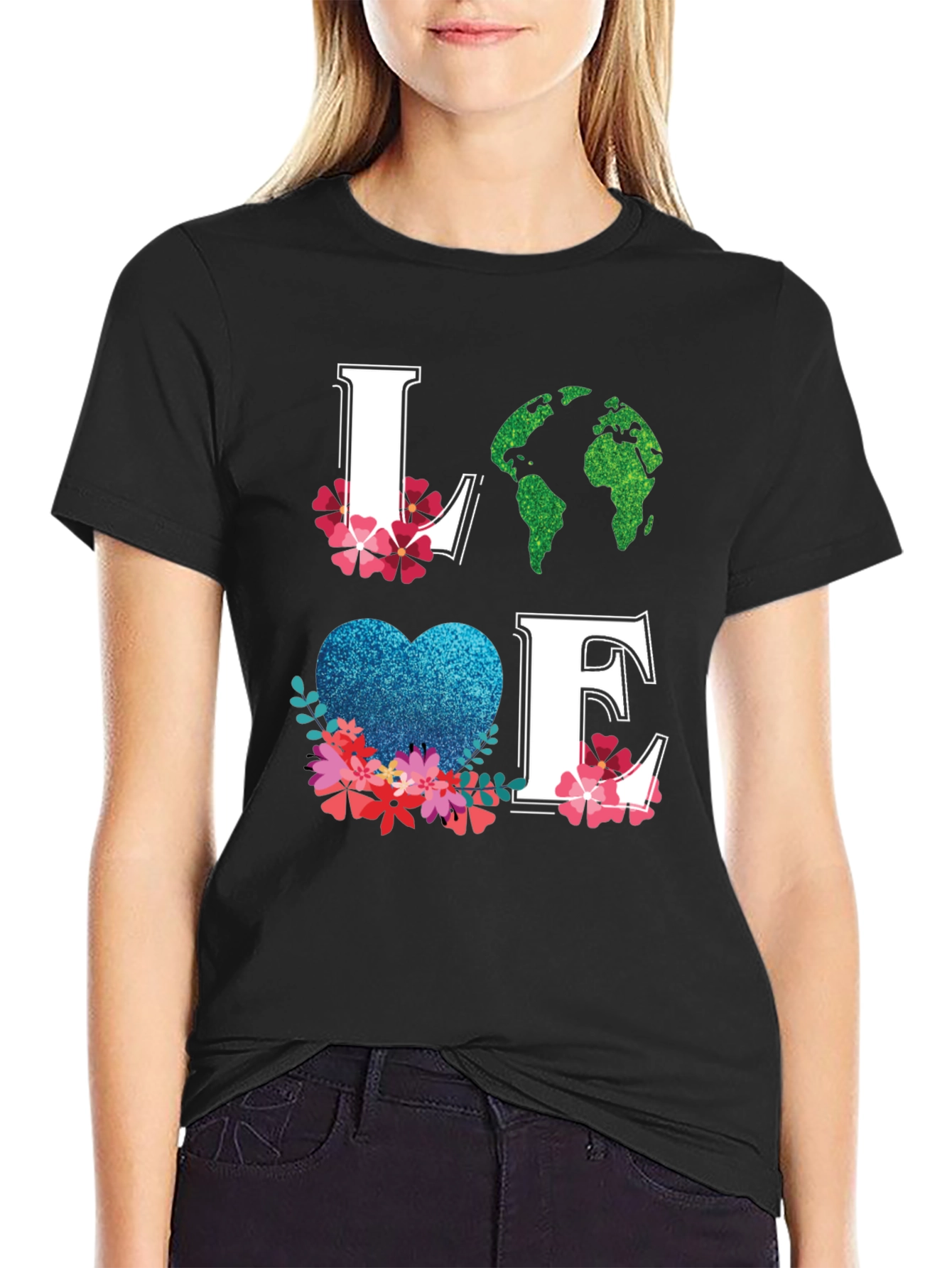 Love Earth Graphic Tee - Eco-Friendly