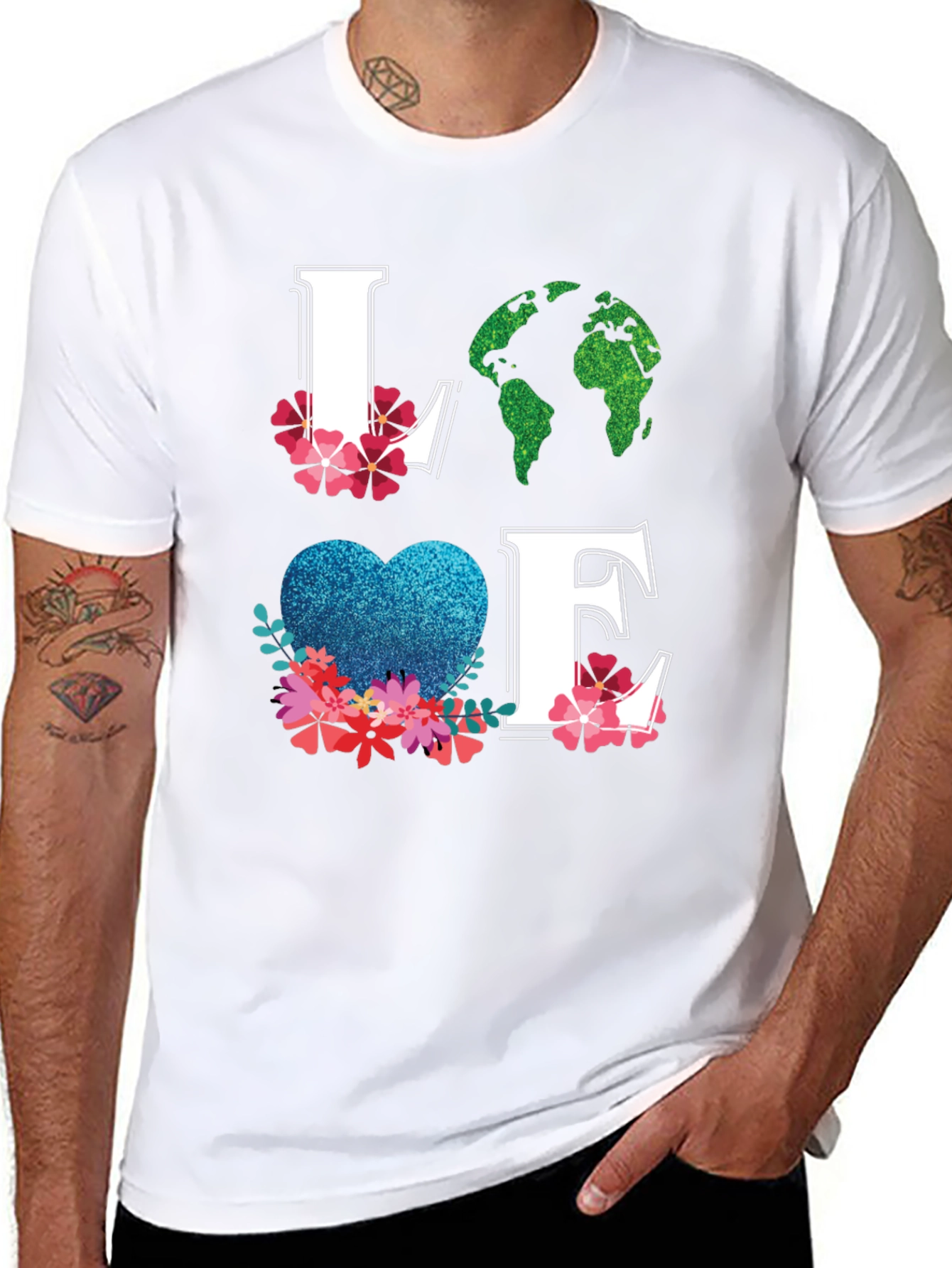 Love Earth Graphic Tee - Eco-Friendly