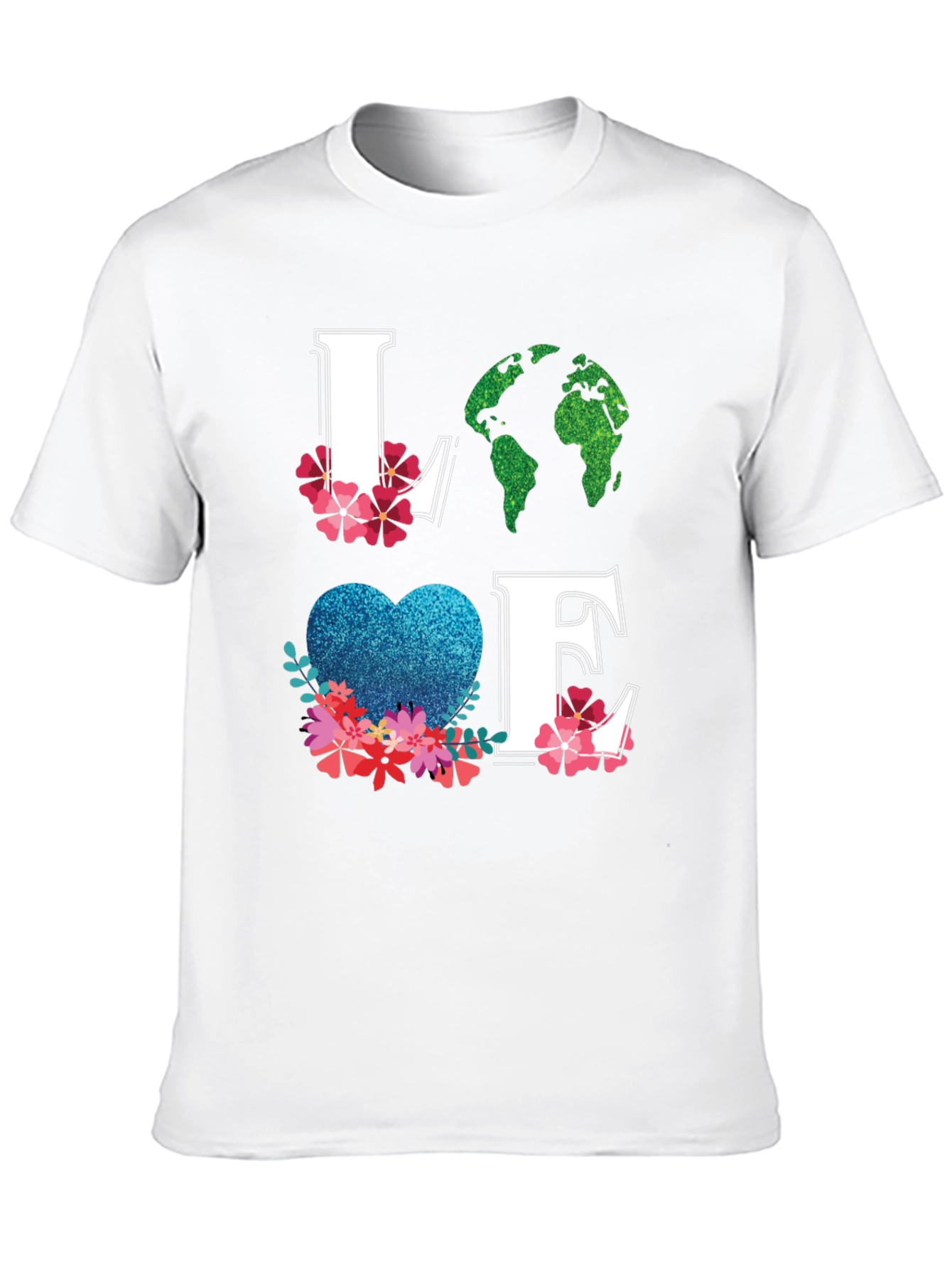 Love Earth Graphic Tee - Eco-Friendly