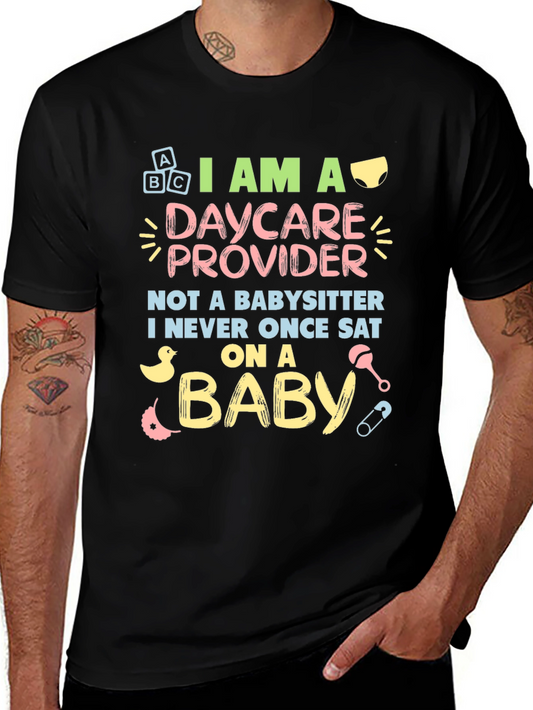 Daycare Provider T-Shirt - Not a Babysitter