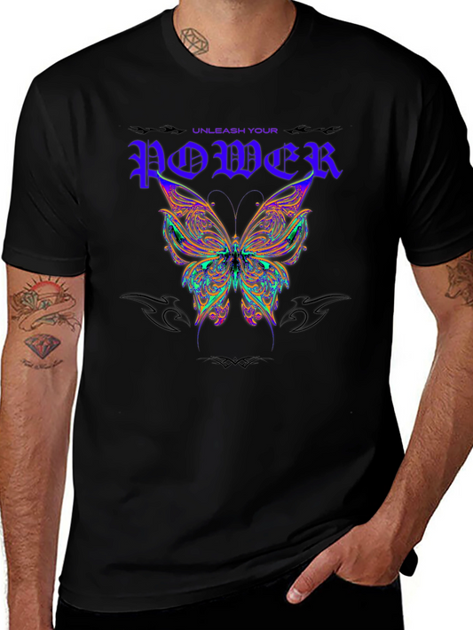 Unleash Your Power Butterfly Graphic Tee