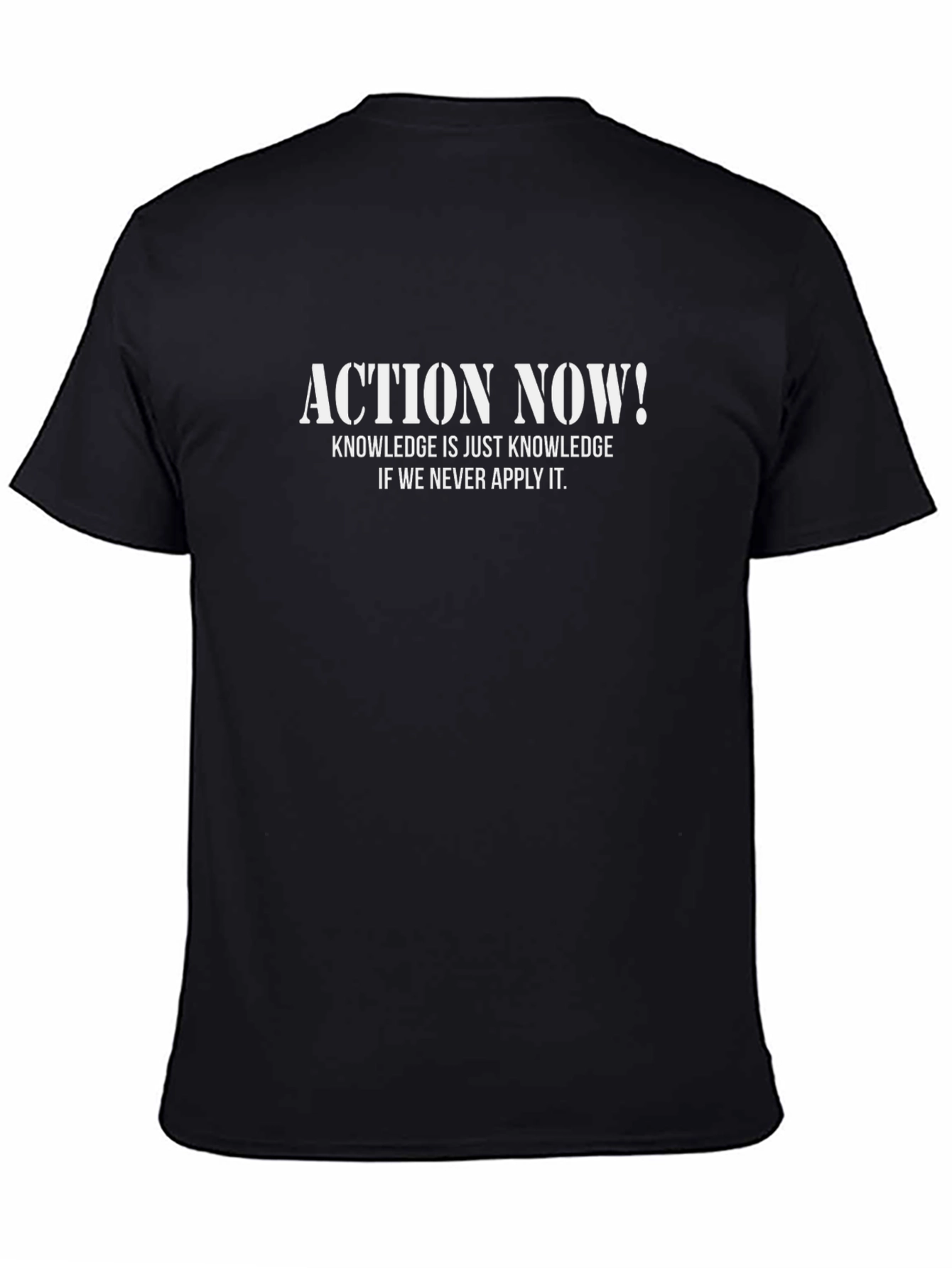 Action Now! Graphic Tee - Knowledge is Power T-Shirt