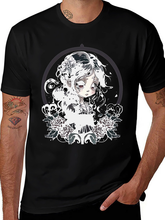 Gothic Anime Girl T-Shirt
