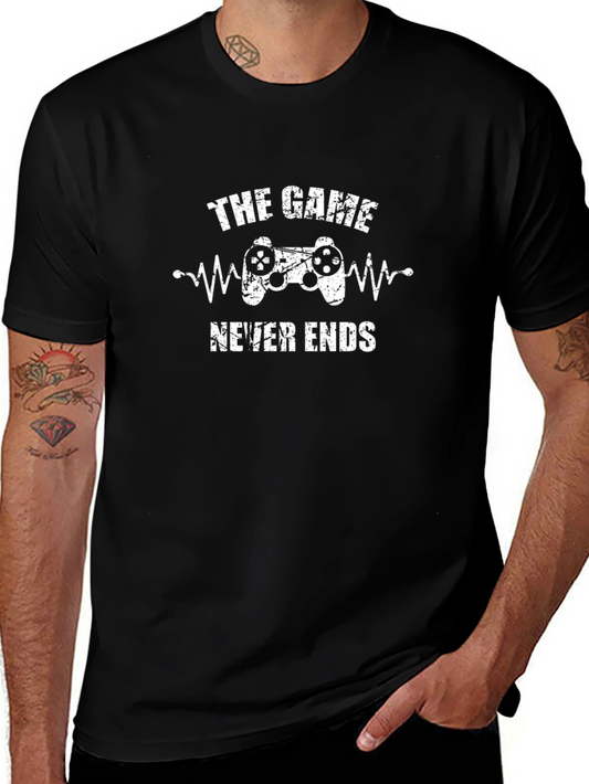 The Game Never Ends T-Shirt - Gamer Style