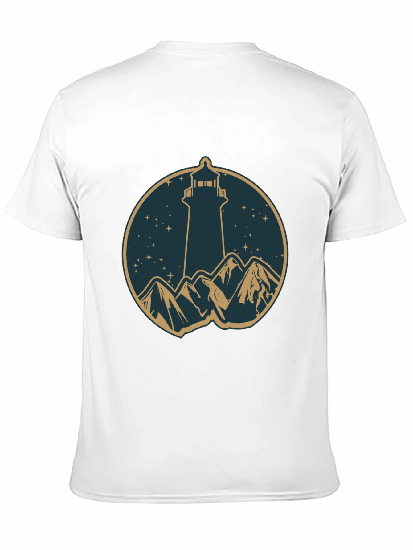 Lighthouse Mountain Graphic T-Shirt