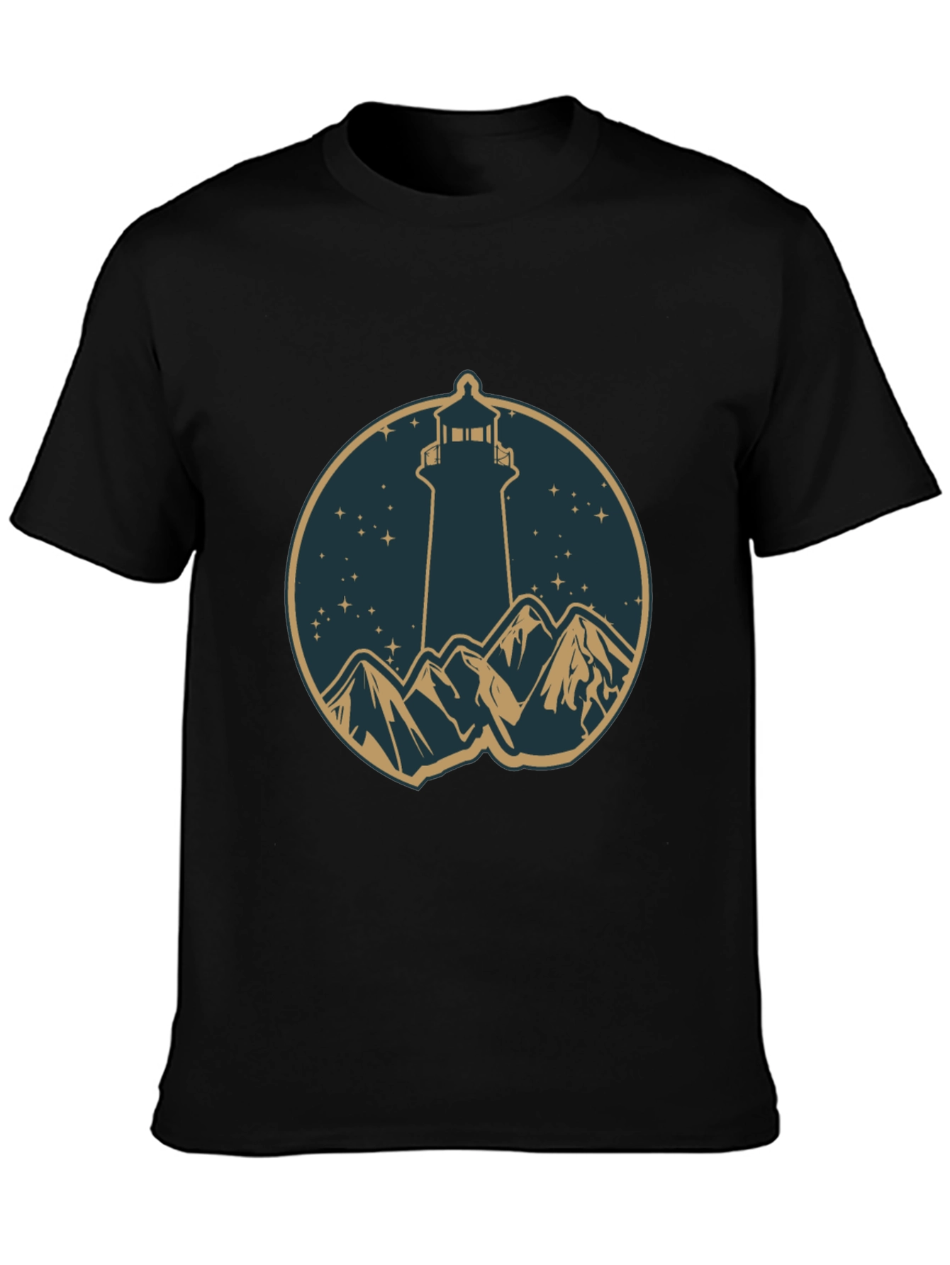 Lighthouse Mountain Graphic T-Shirt