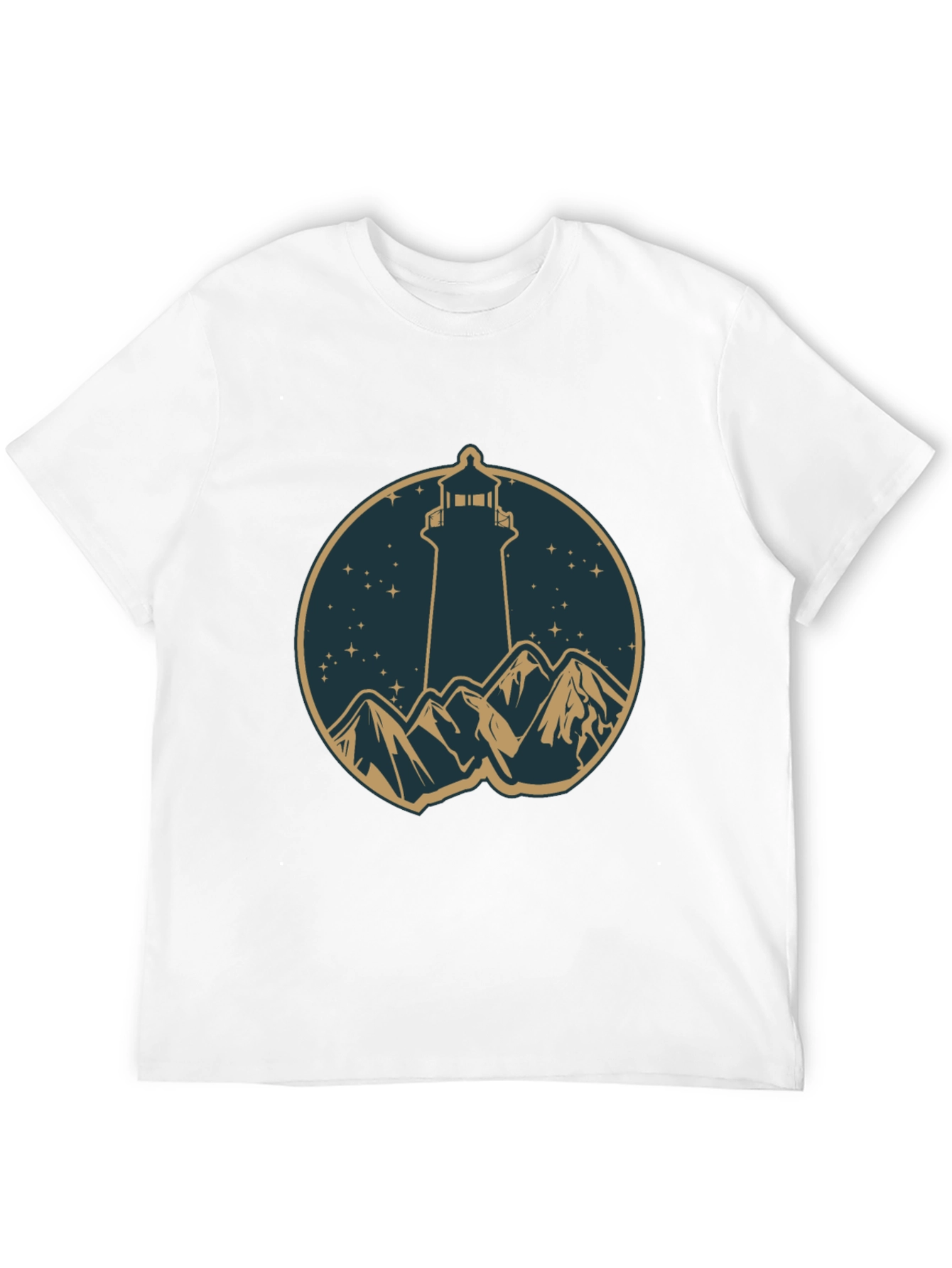 Lighthouse Mountain Graphic T-Shirt