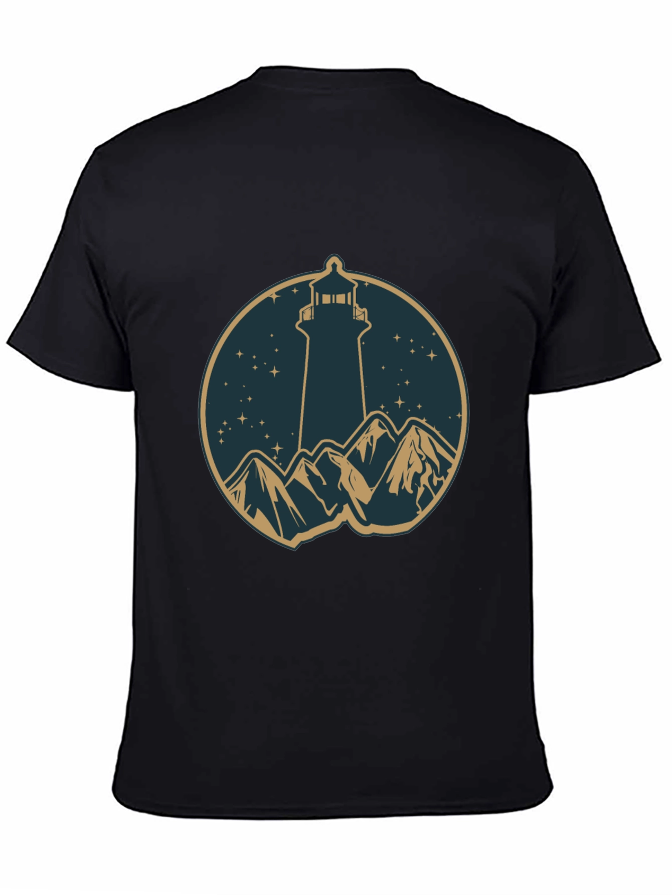 Lighthouse Mountain Graphic T-Shirt