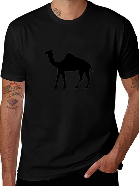 Camel Silhouette Graphic Tee - Mens Black T-Shirt
