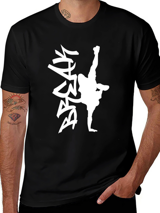 Breakdance Graphic Black Tee