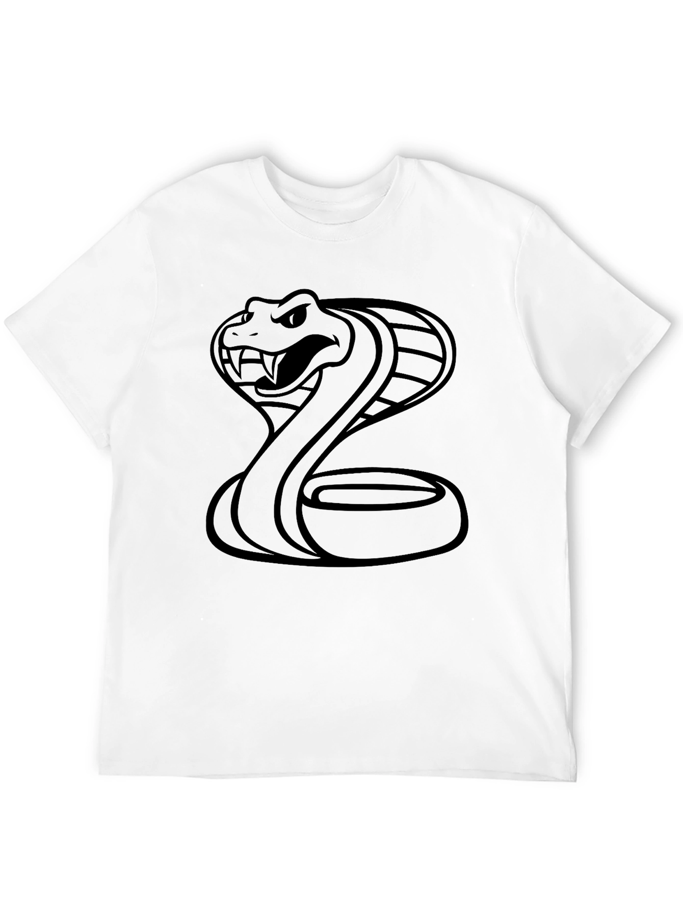 Cobra Graphic Tee - Mens Black Snake T-Shirt