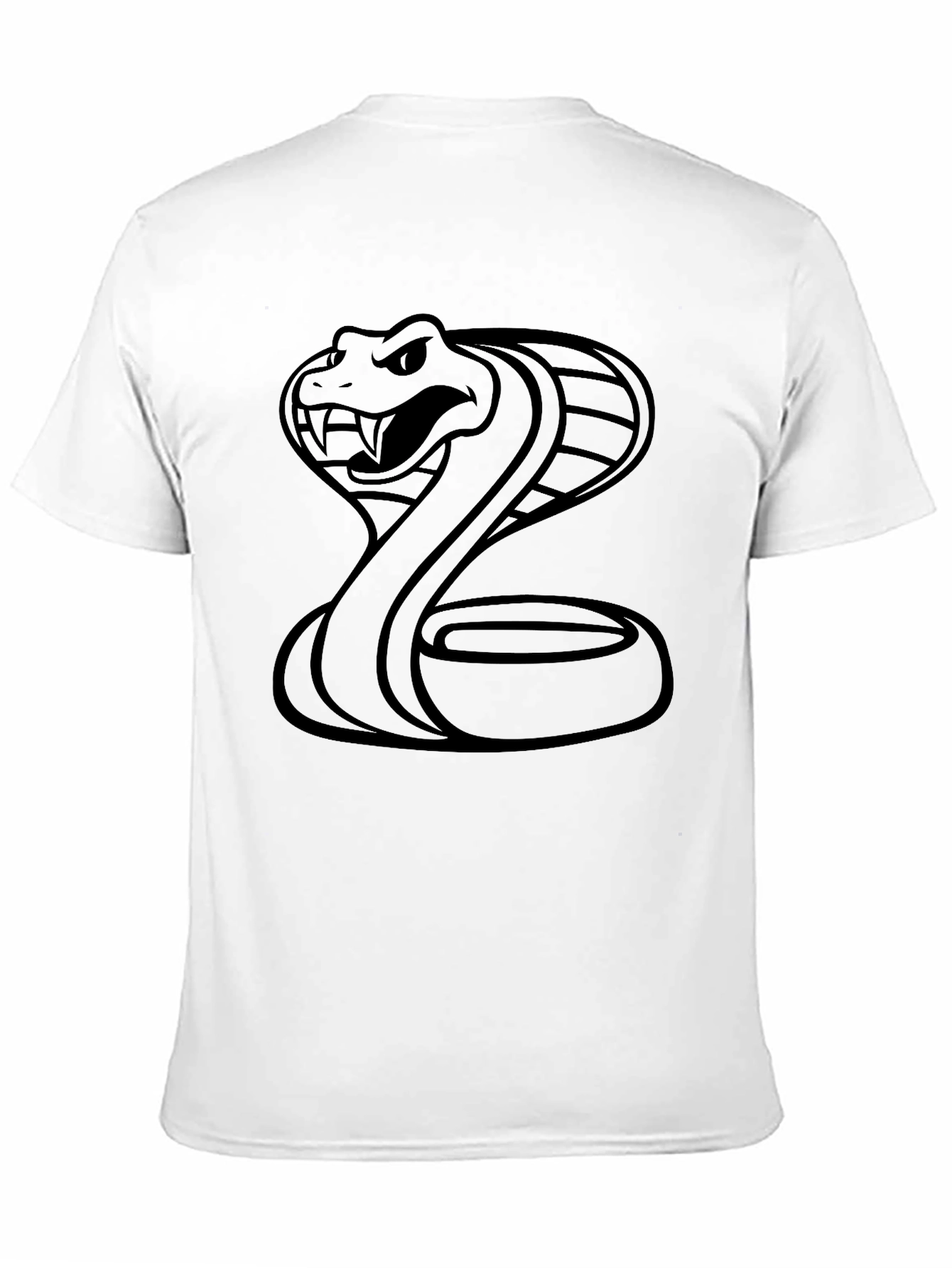 Cobra Graphic Tee - Mens Black Snake T-Shirt