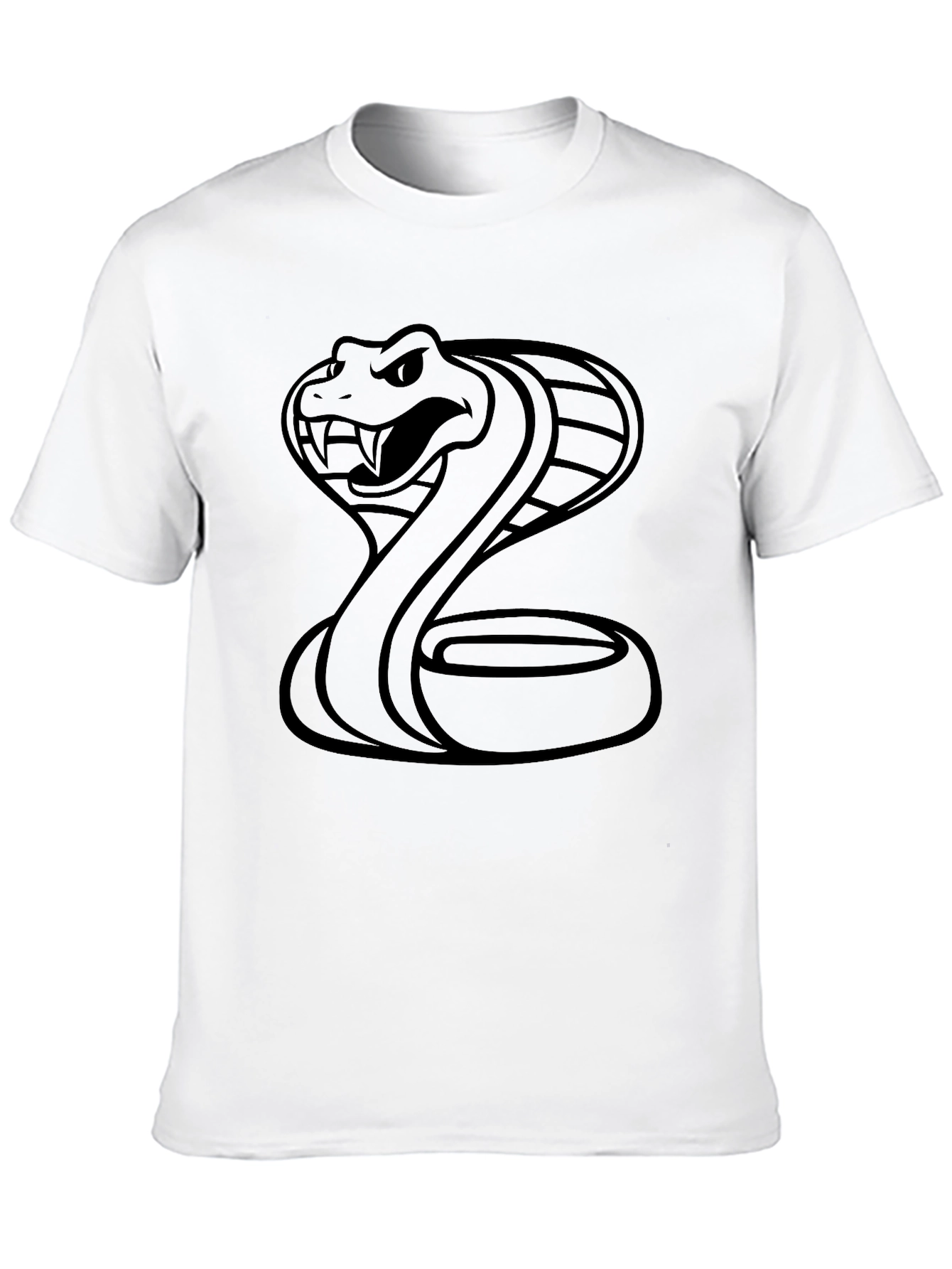 Cobra Graphic Tee - Mens Black Snake T-Shirt