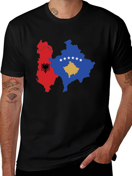 Albania & Kosovo Map Graphic Tee