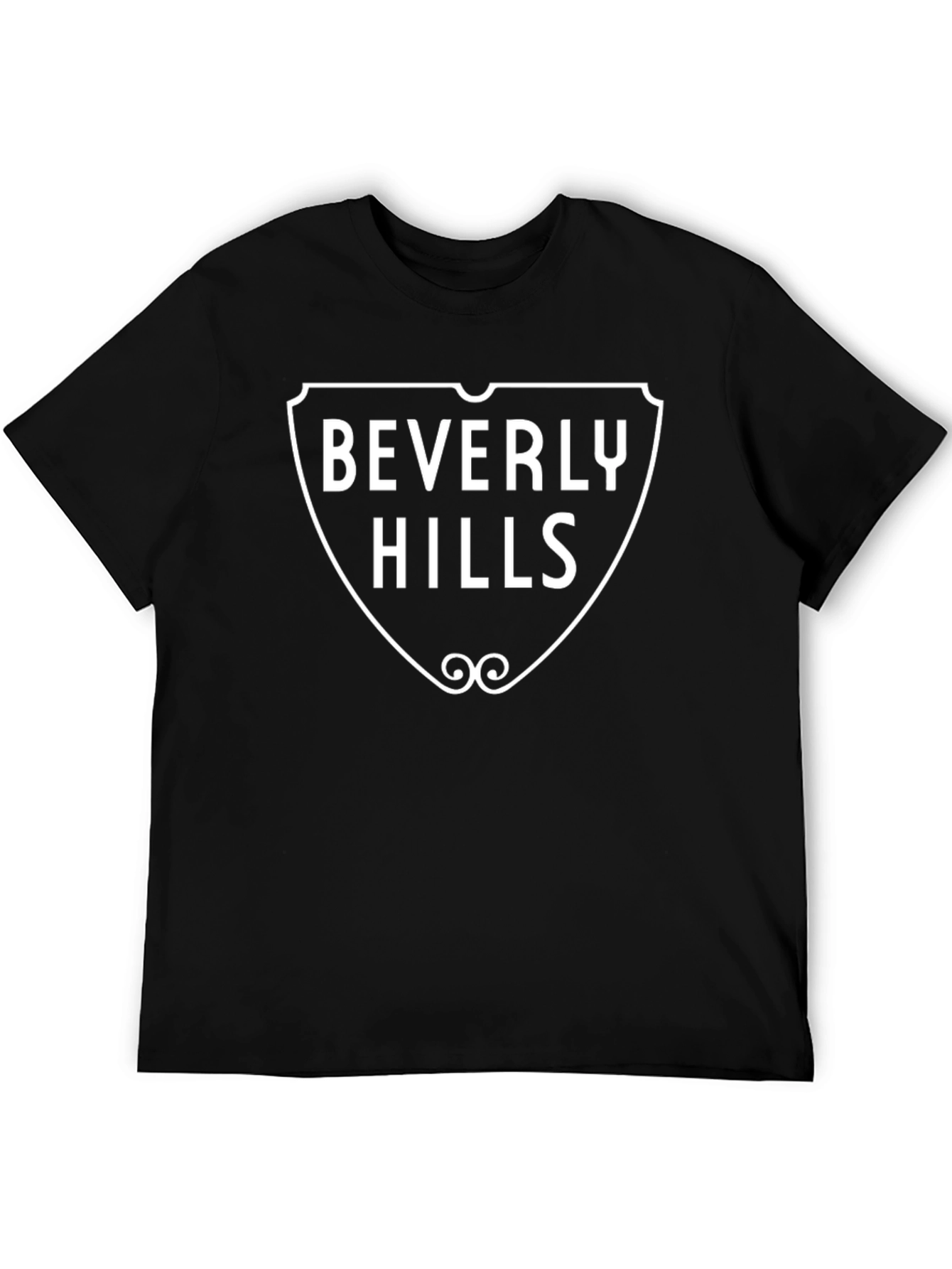 Beverly Hills Graphic Tee - Classic Black T-Shirt