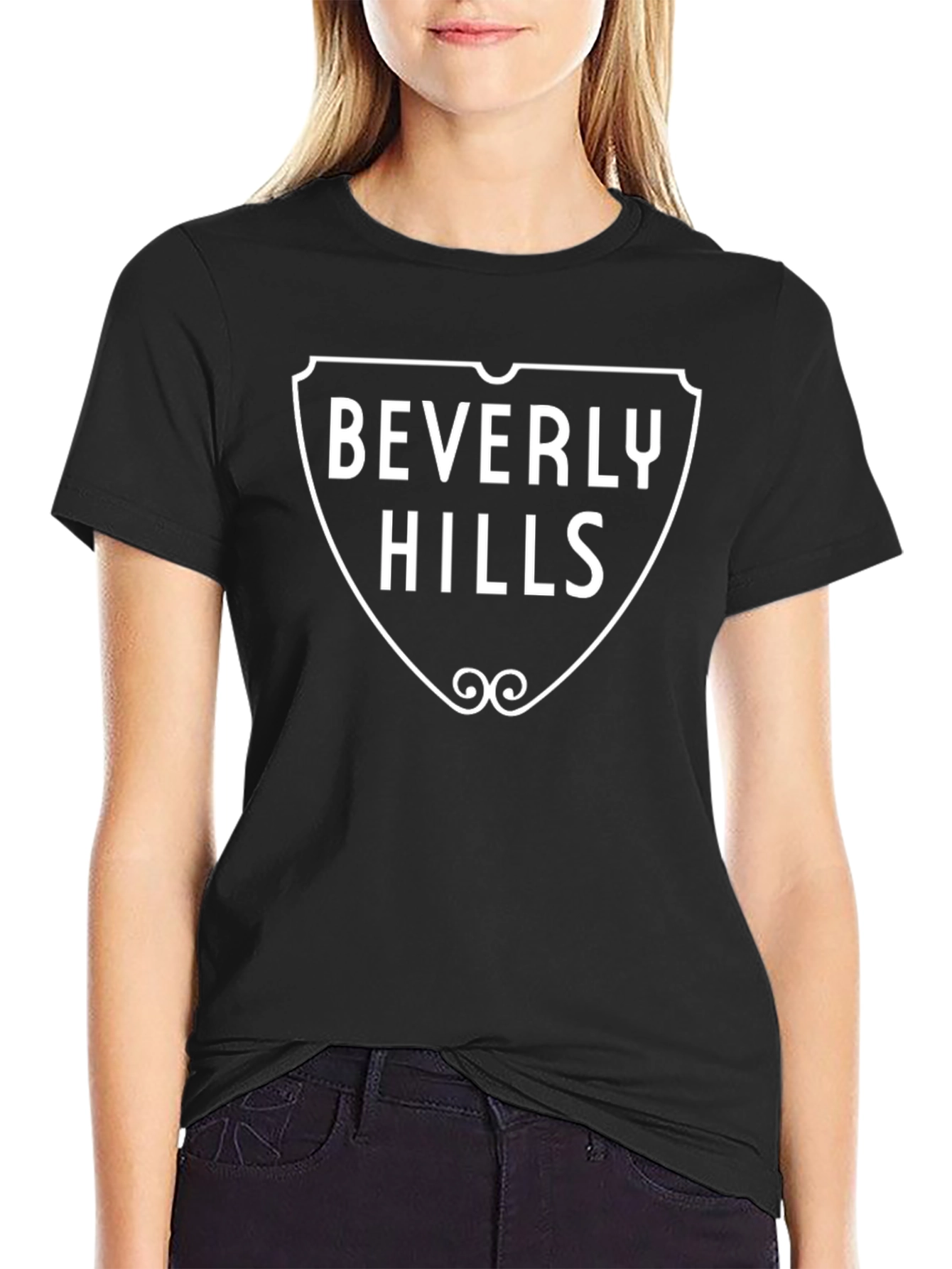 Beverly Hills Graphic Tee - Classic Black T-Shirt